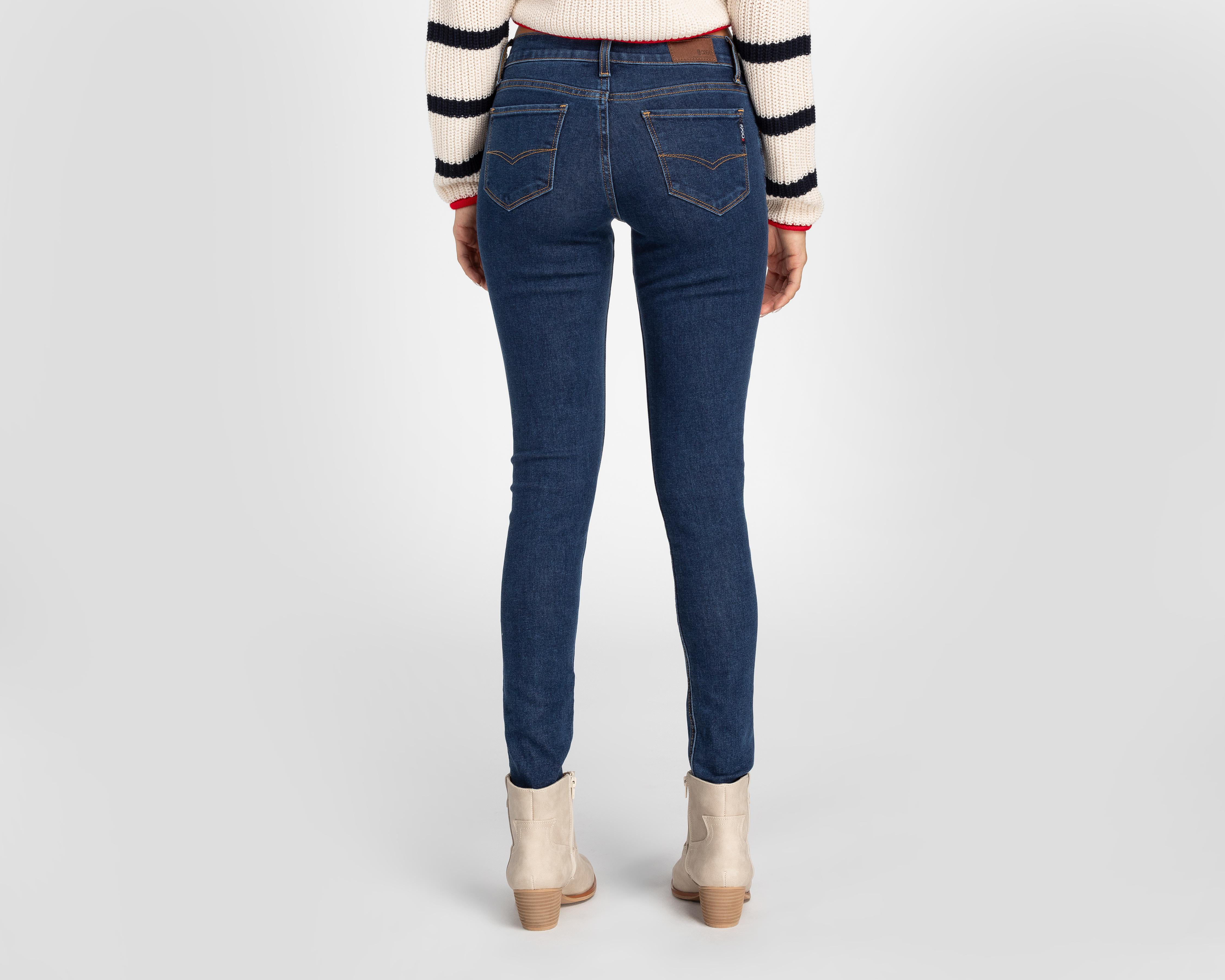 Foto 4 pulgar | Jeans Skinny Fit Oggi para Mujer