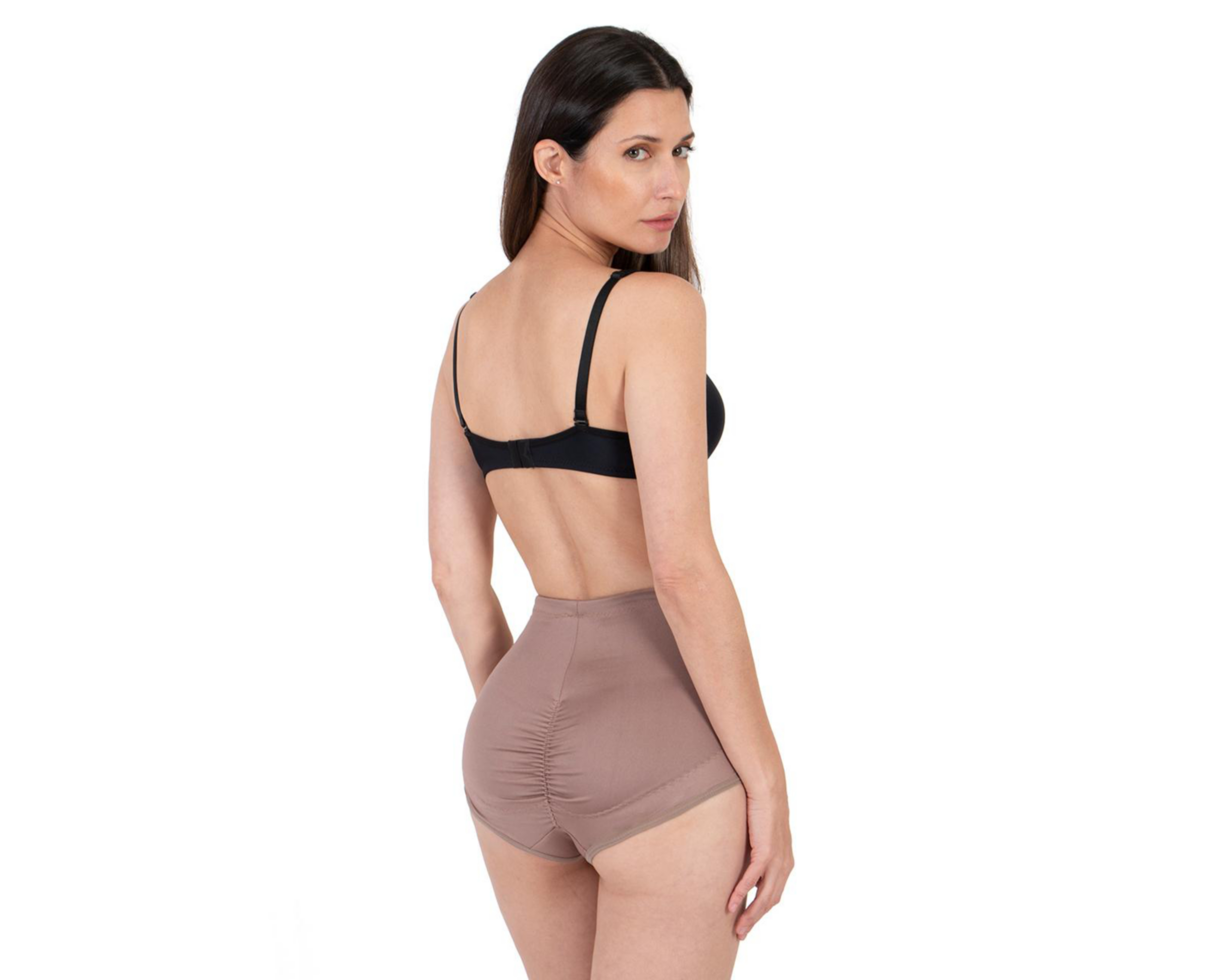 Foto 6 pulgar | Pantaleta Control Shape & Care Mediana Compresión Nude para Mujer