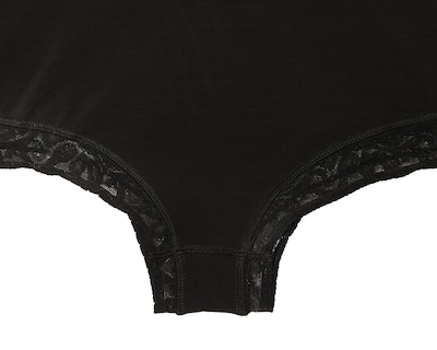 Foto 2 | Pantaleta Control Shape & Care Baja Compresión Negra para Mujer