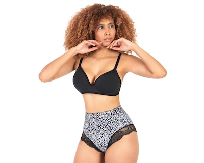 Foto 1 | Pantaleta Control Shape & Care Baja Compresión Animal Print para Mujer