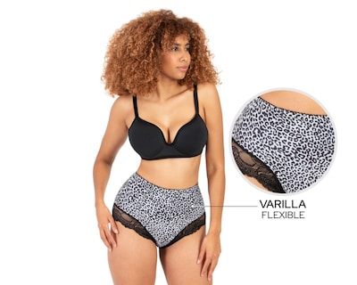 Foto 3 | Pantaleta Control Shape & Care Baja Compresión Animal Print para Mujer