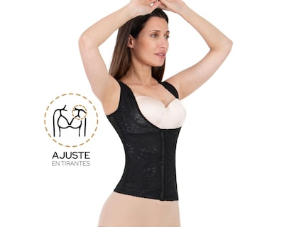 Foto 3 | Camiseta Control Shape & Care Alta Compresión Negra para Mujer