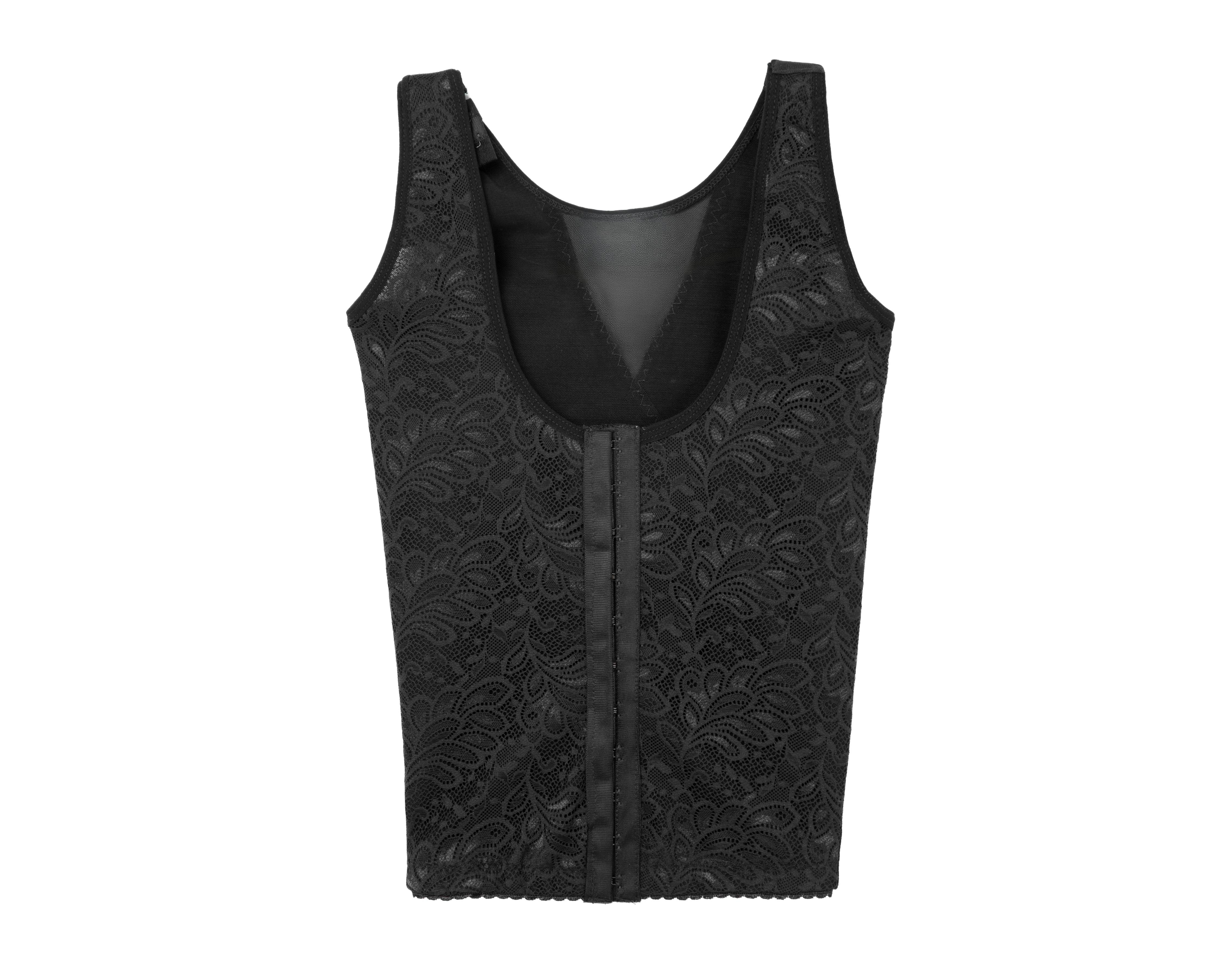 Foto 6 pulgar | Camiseta Control Shape & Care Alta Compresión Negra para Mujer