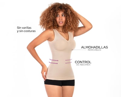 Foto 2 | Camiseta Control Shape & Care con Almohadillas Removibles para Mujer