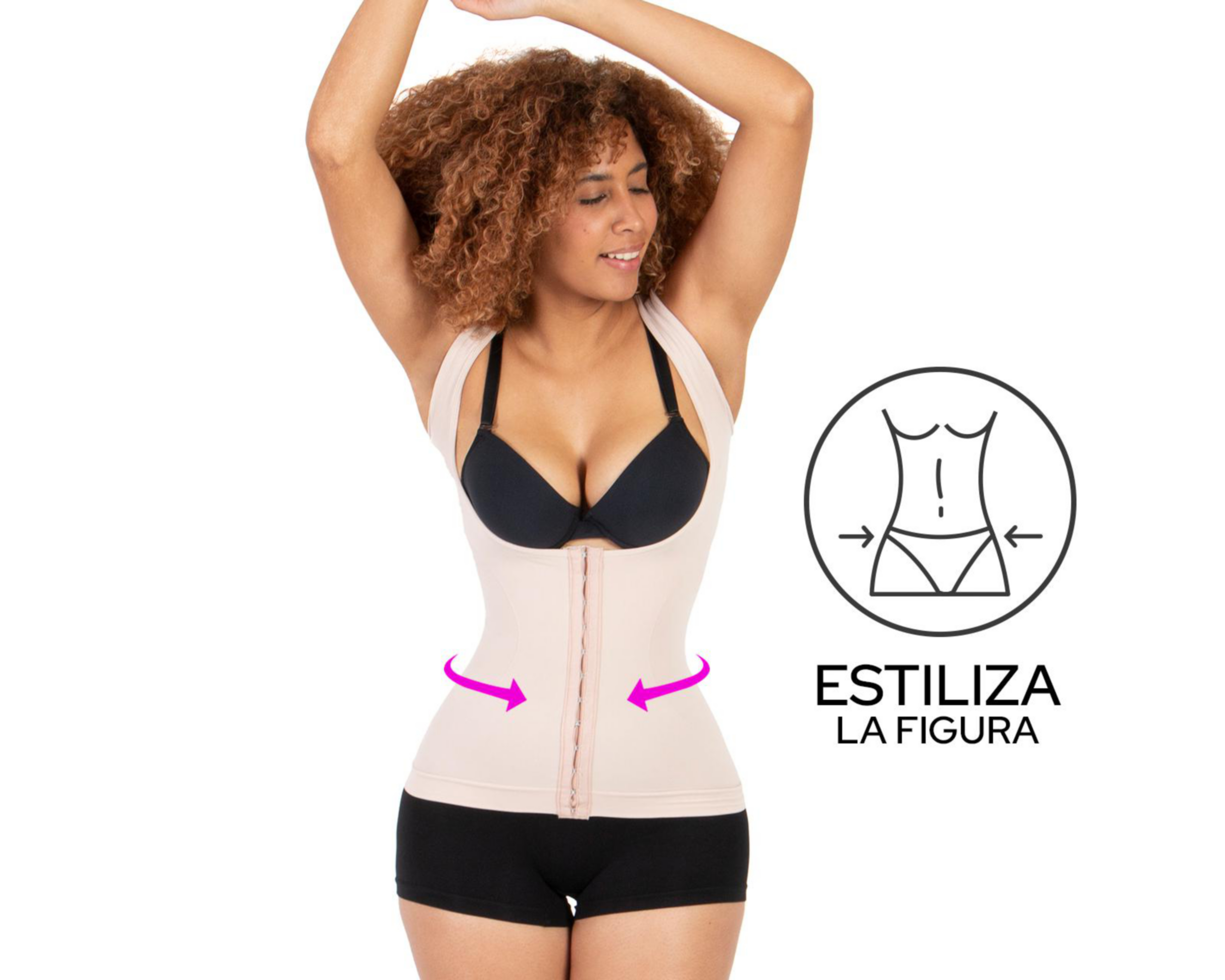 Foto 2 | Camiseta Control Shape & Care Media Compresión para Mujer