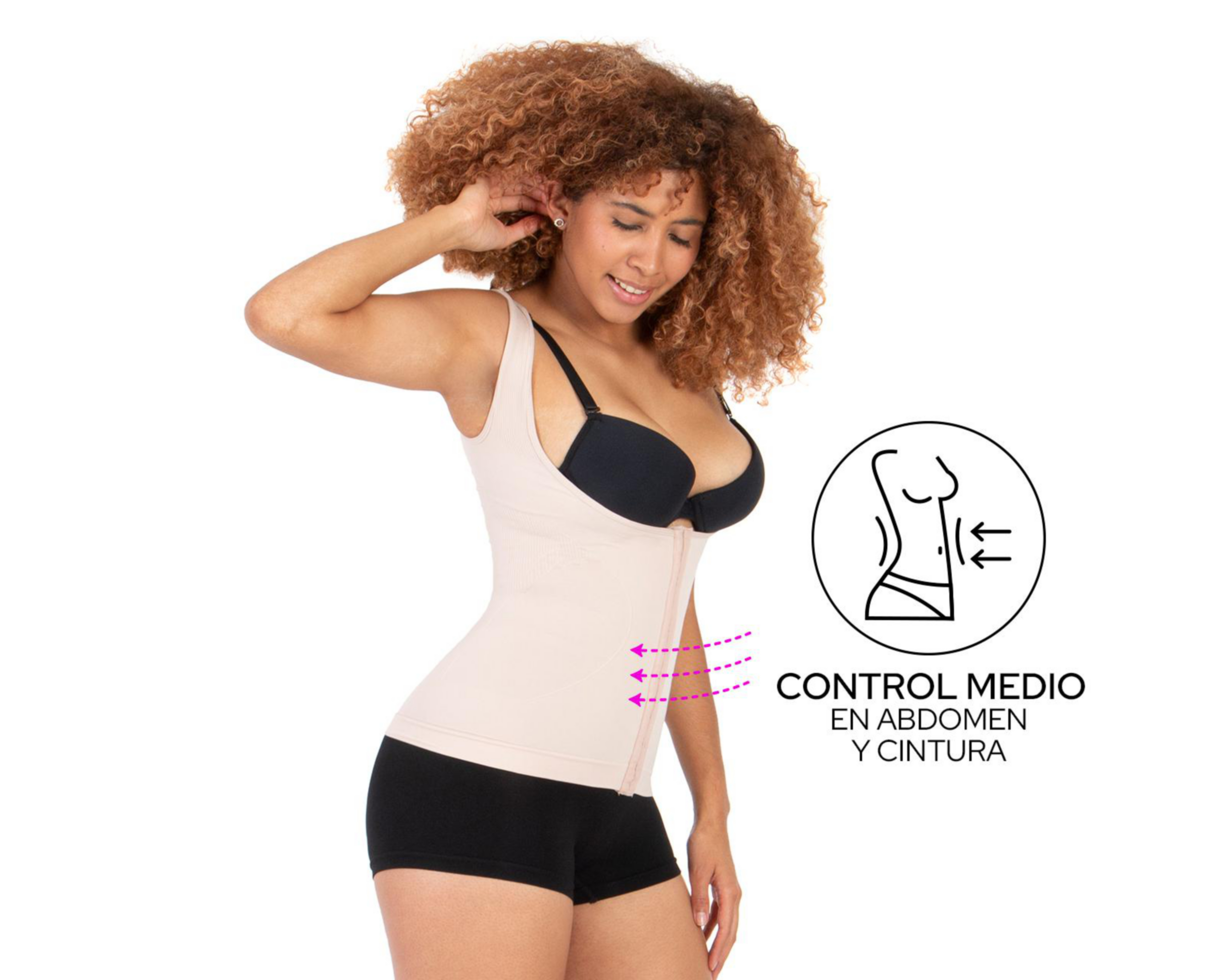 Foto 4 pulgar | Camiseta Control Shape & Care Media Compresión para Mujer