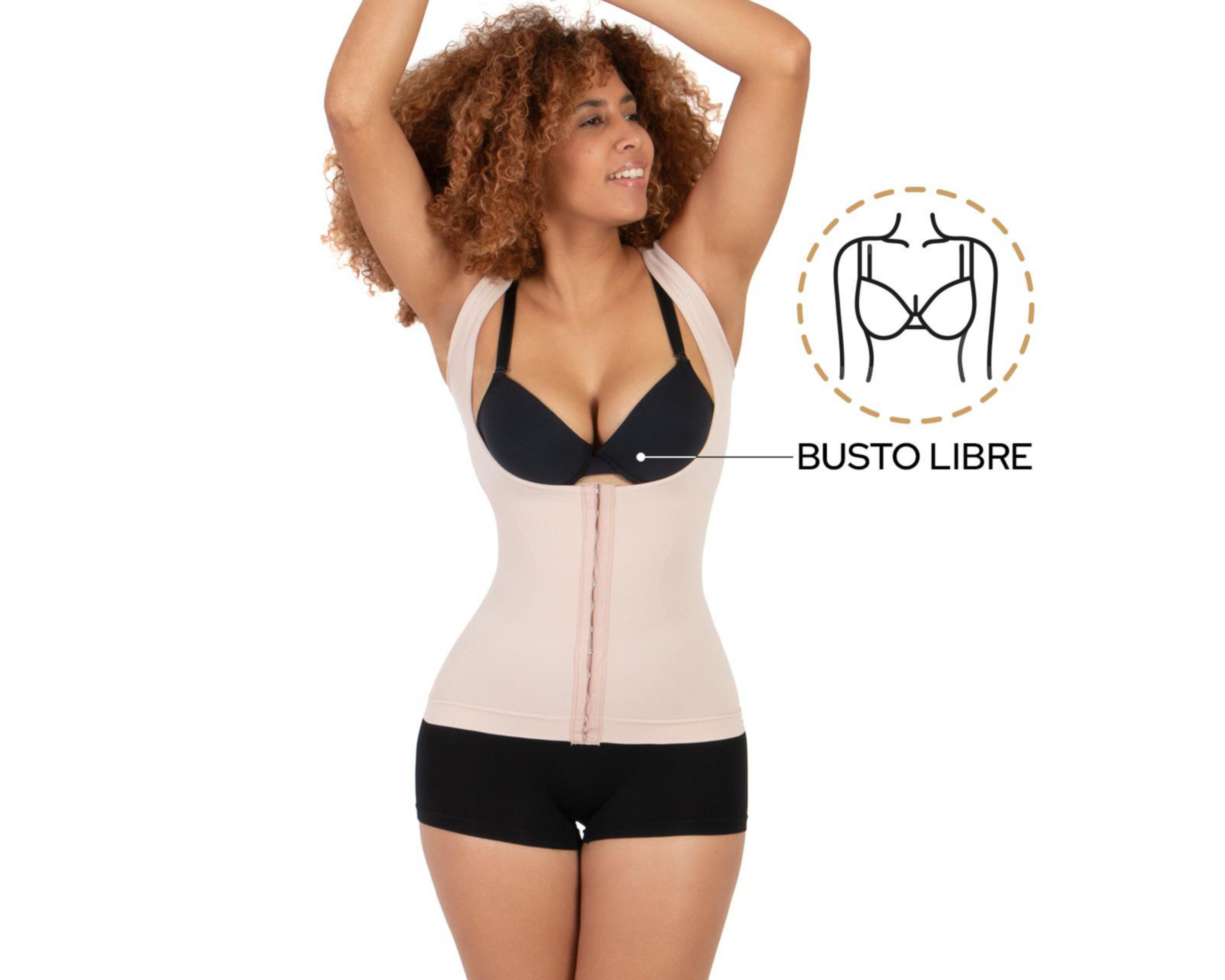 Foto 5 pulgar | Camiseta Control Shape & Care Media Compresión para Mujer