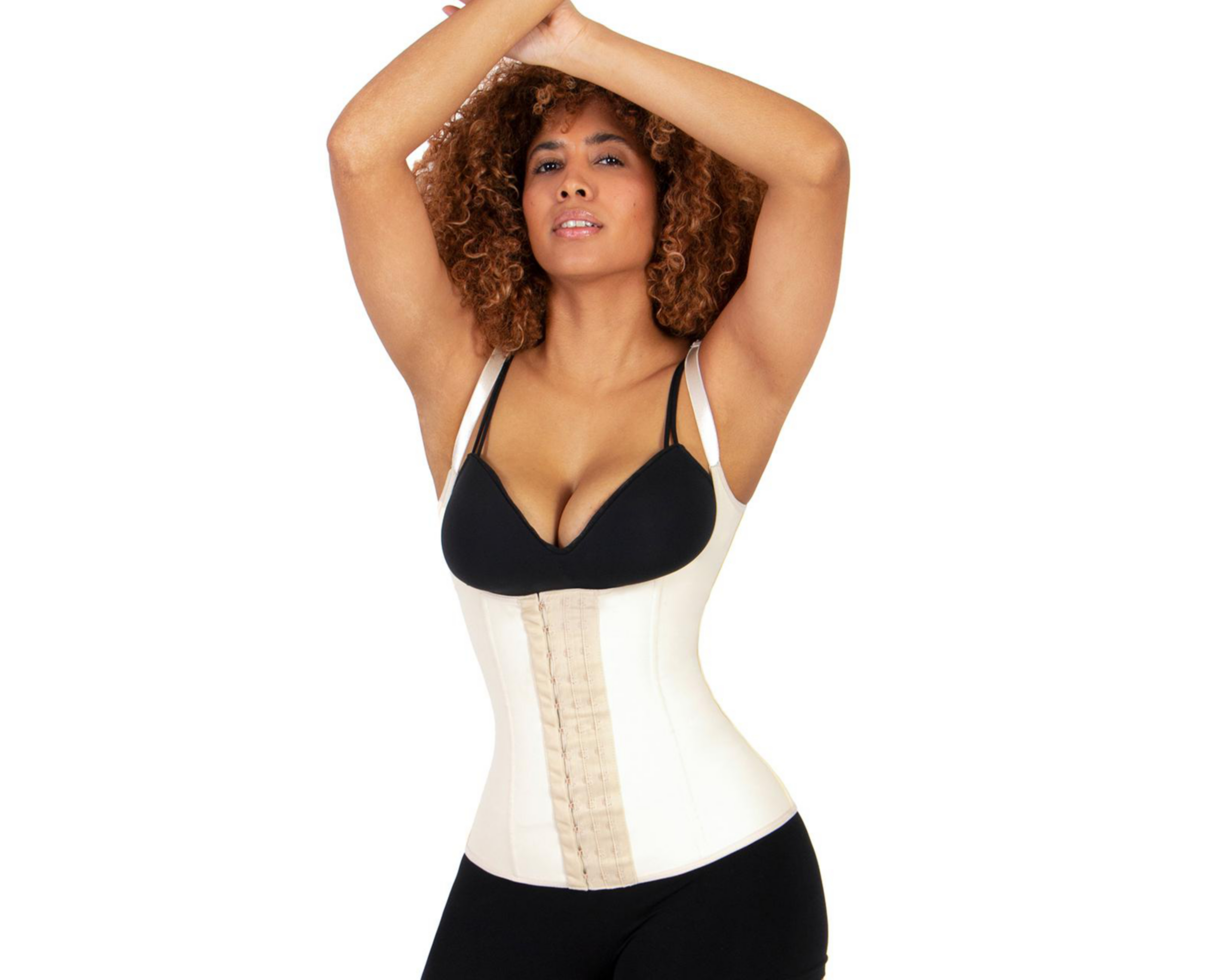 Foto 2 pulgar | Camiseta Control Shape & Care Alta Compresión Beige para Mujer
