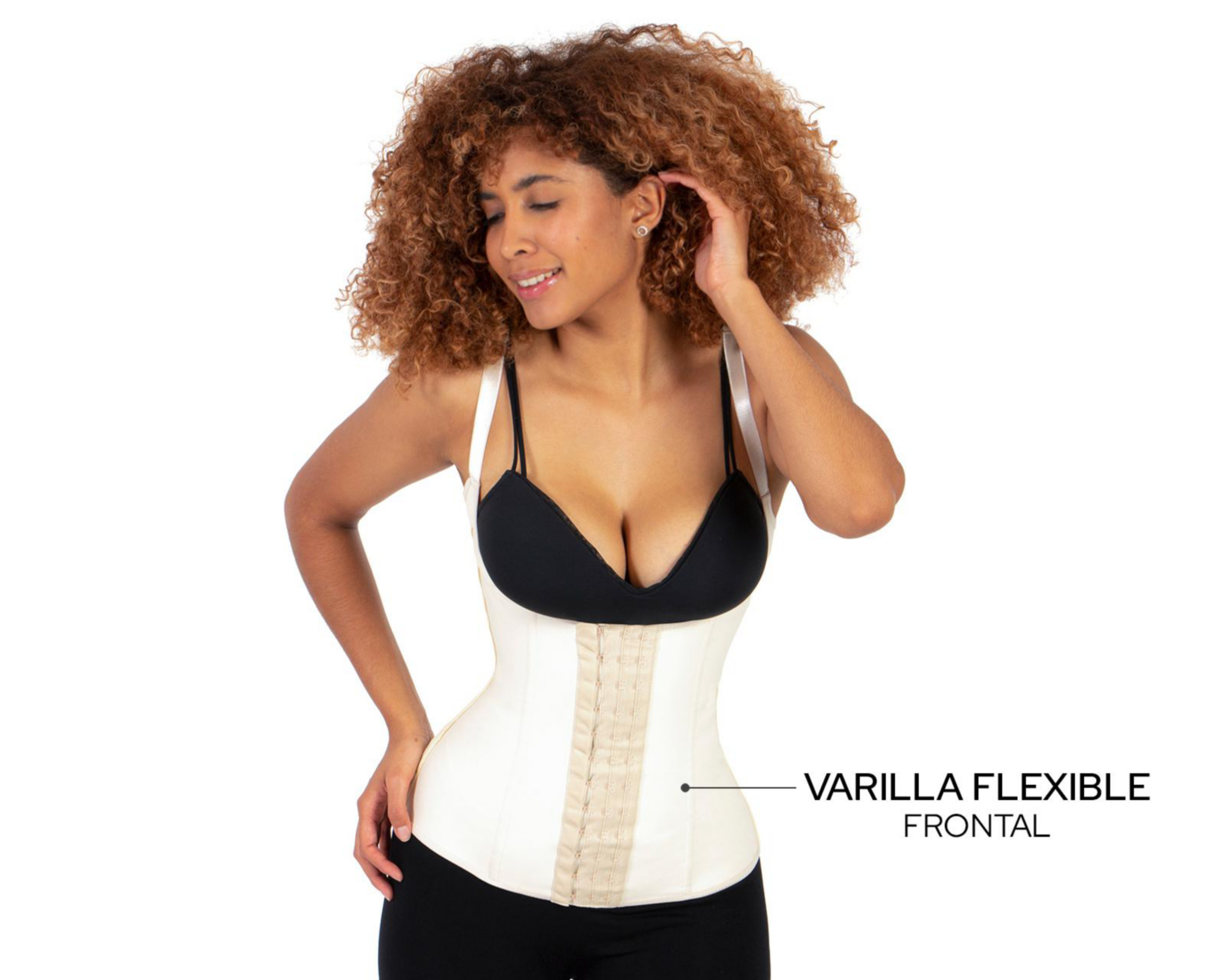 Foto 5 pulgar | Camiseta Control Shape & Care Alta Compresión Beige para Mujer