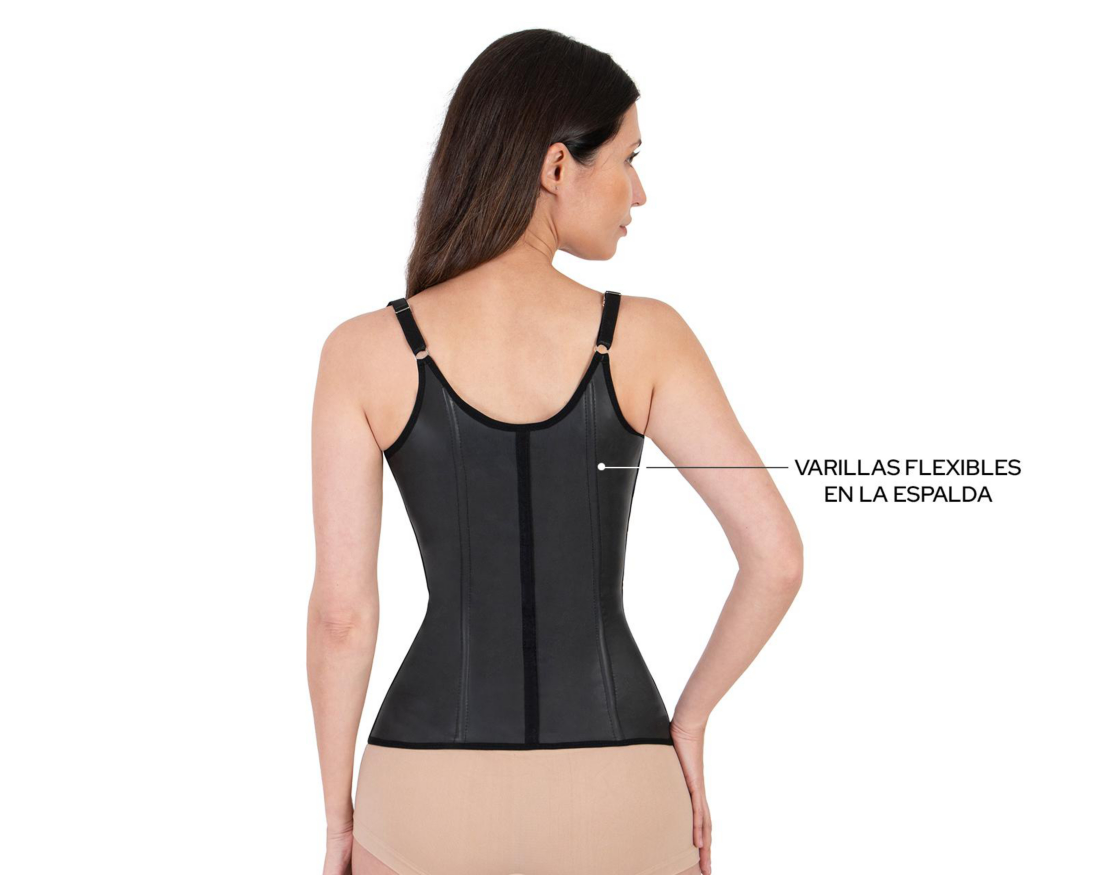 Foto 6 pulgar | Camiseta Control Shape & Care Negra para Mujer