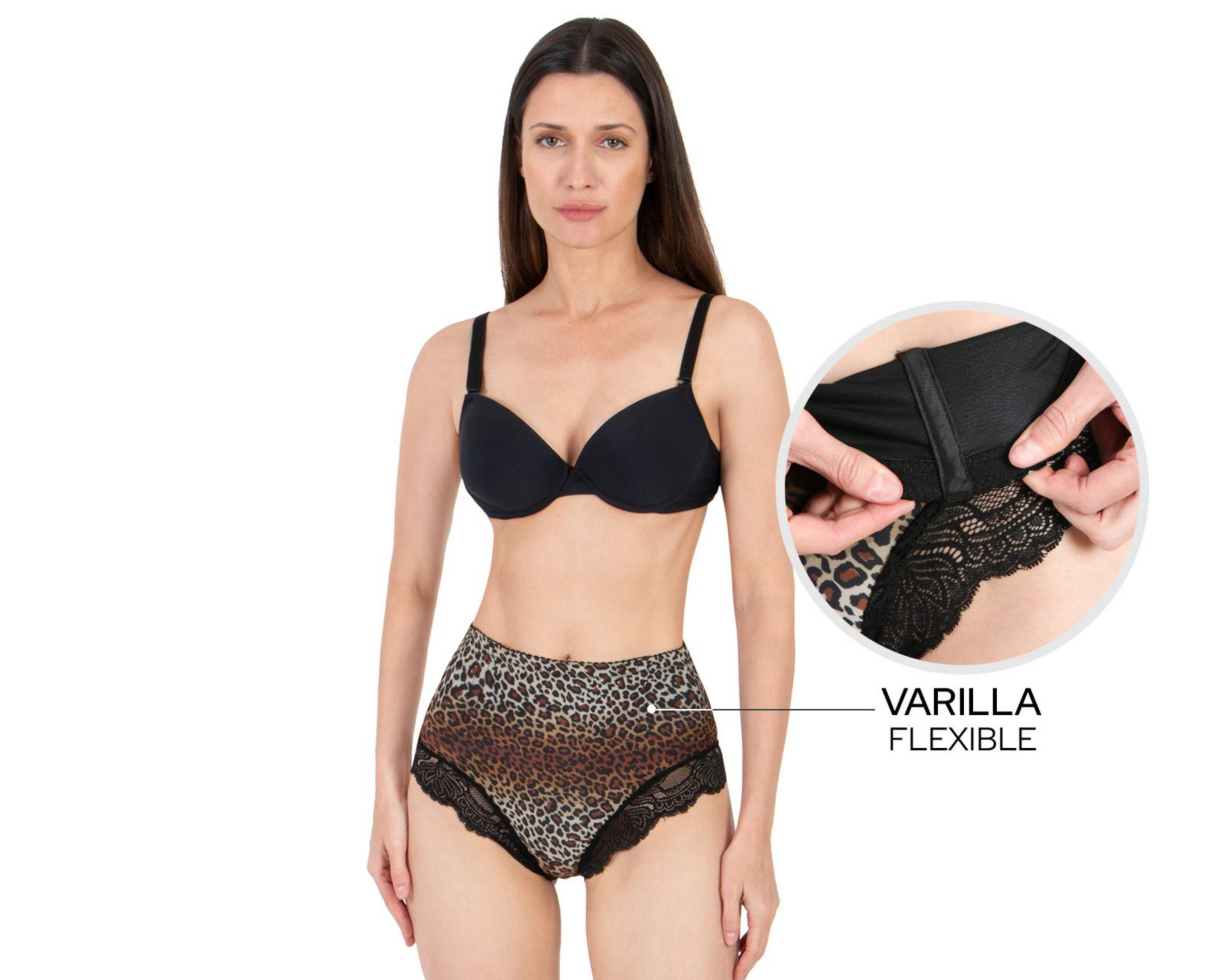 Foto 5 pulgar | Pantaleta Control Shape & Care Animal Print para Mujer