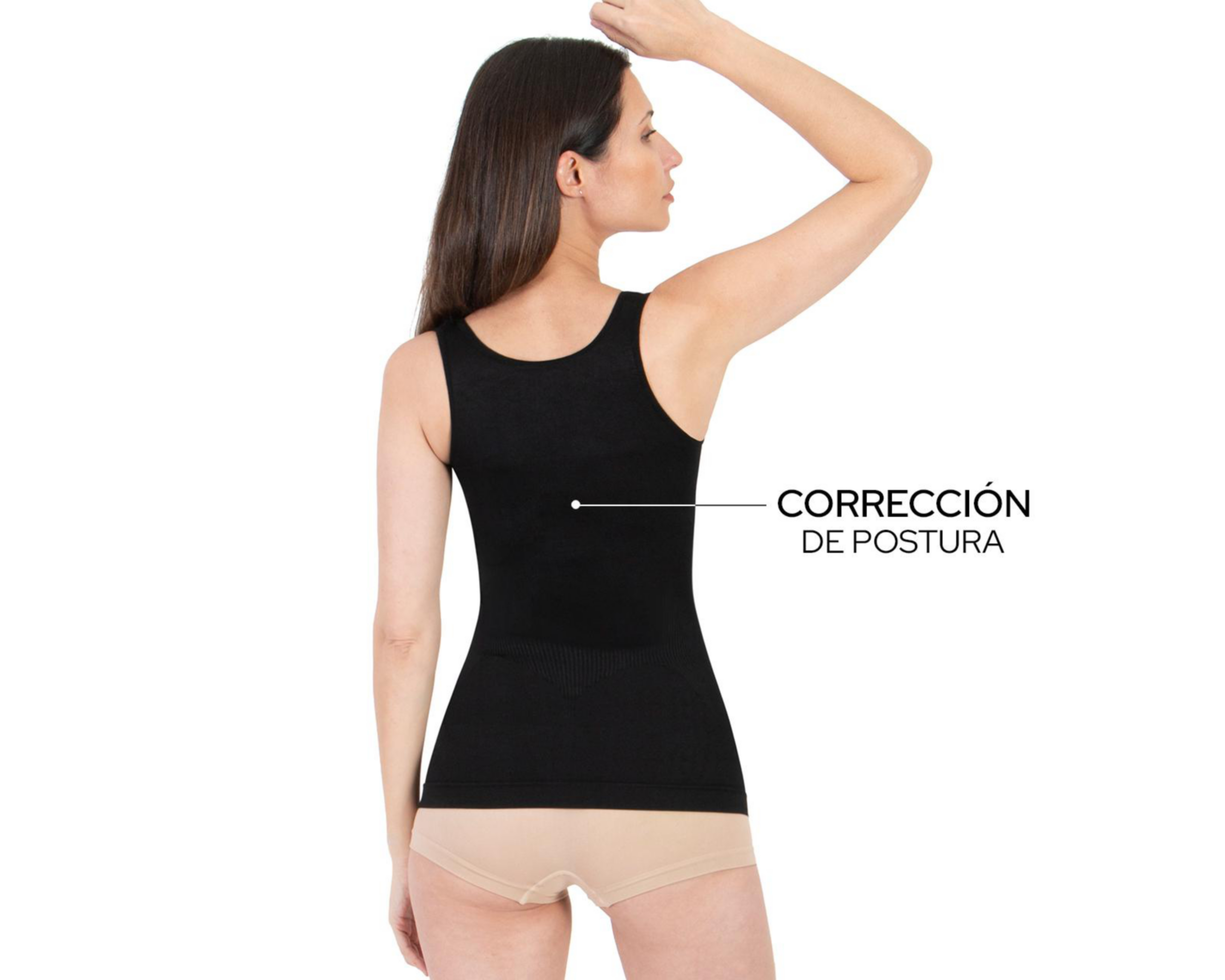 Foto 6 pulgar | Camiseta Control Shape & Care Media Compresión para Mujer