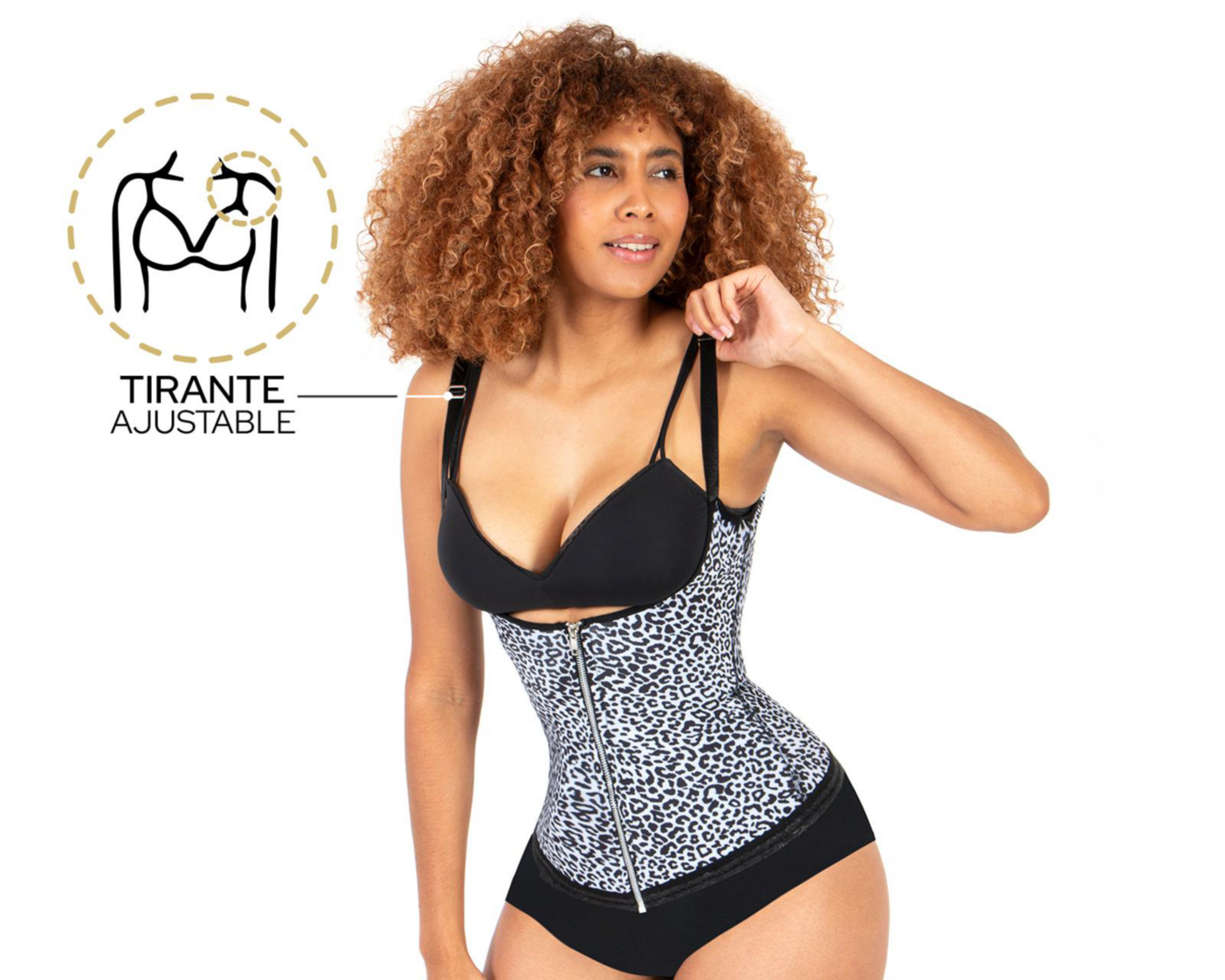 Foto 5 | Camiseta Control Shape & Care Animal Print para Mujer