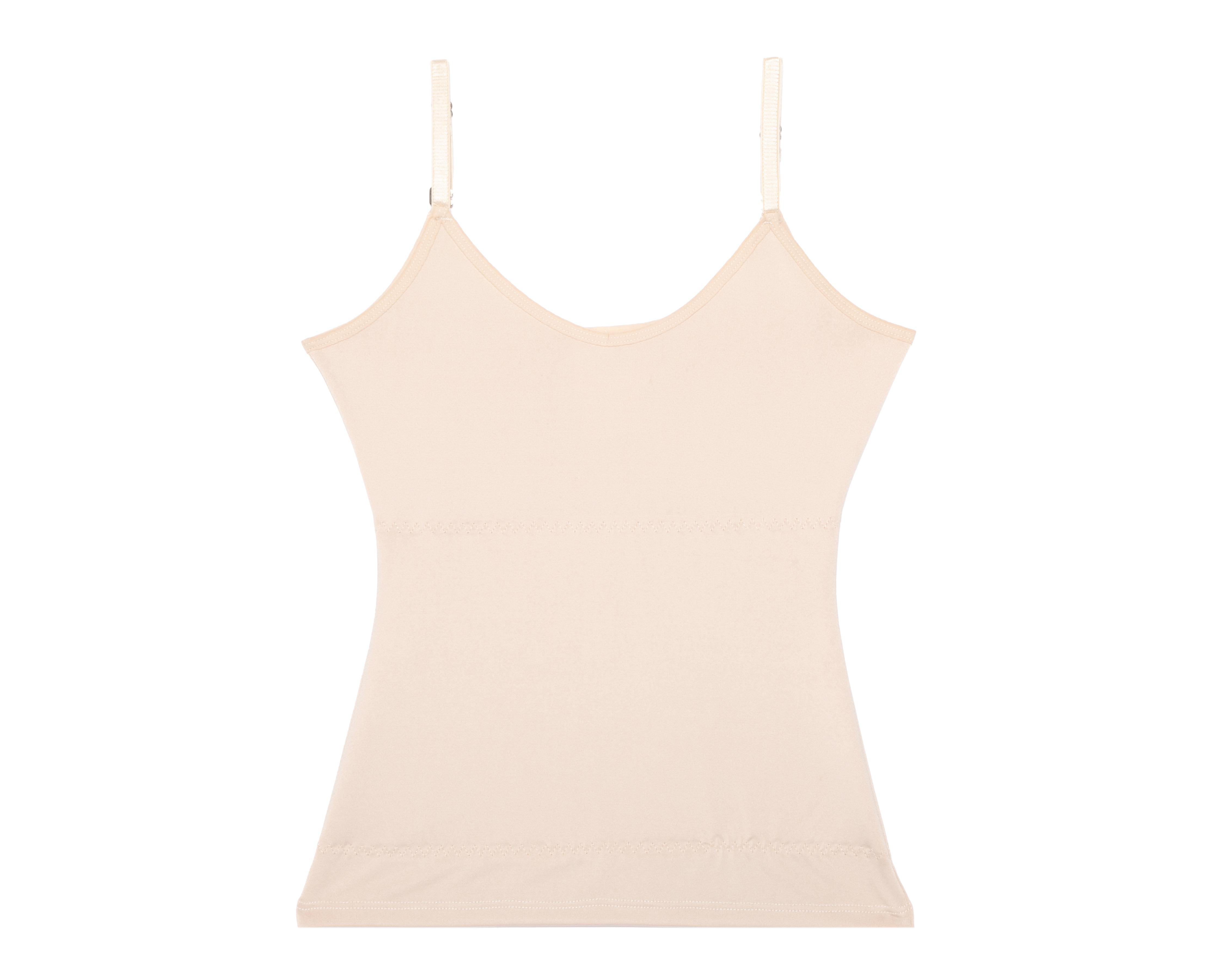 Foto 6 pulgar | Camiseta Control Shape & Care Beige para Mujer