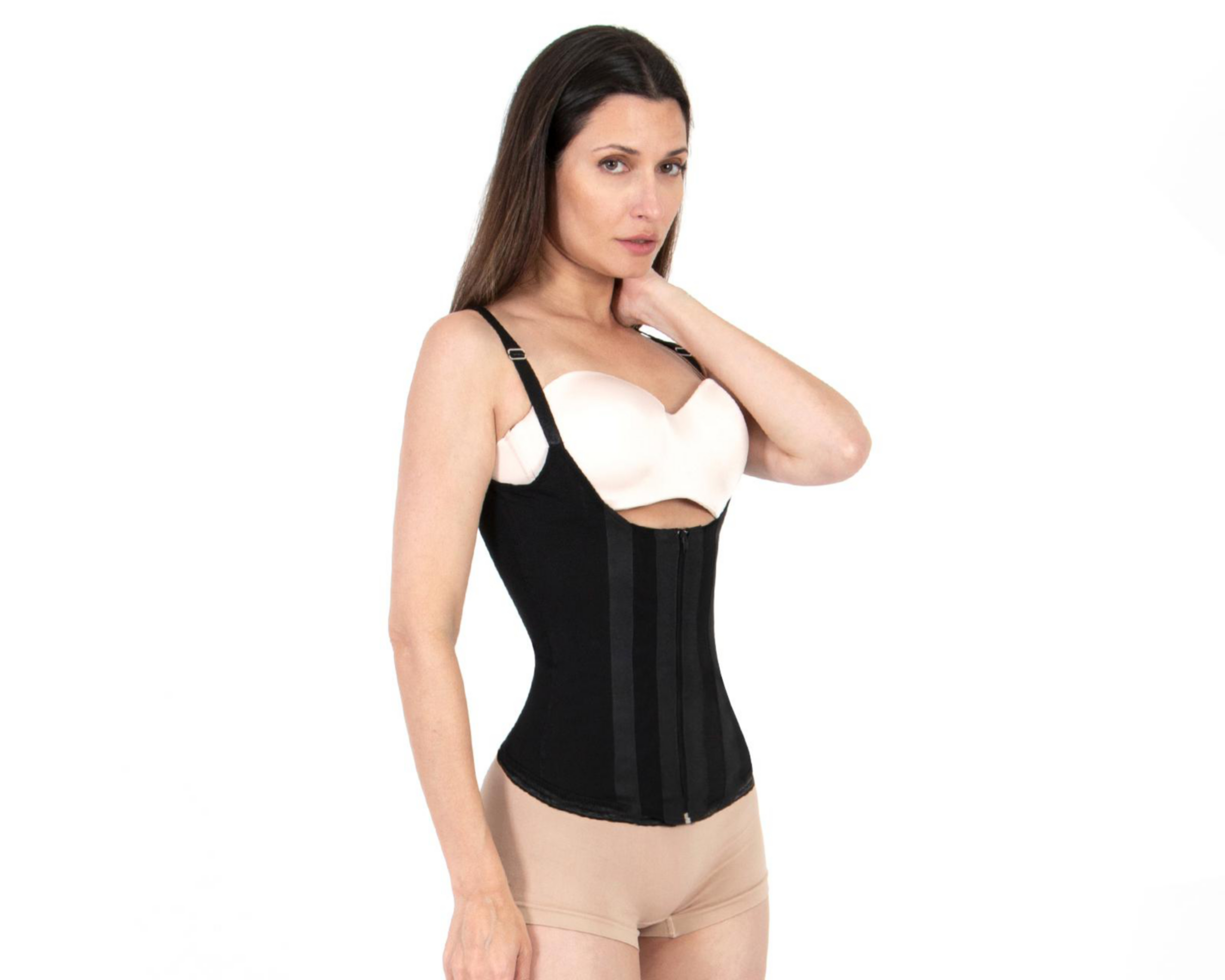 Faja Control Shape & Care Alta Compresión Busto Libre para Mujer