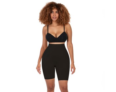 Foto 1 | Faja tipo Bóxer Shape & Care Mediana Compresión Negra para Mujer