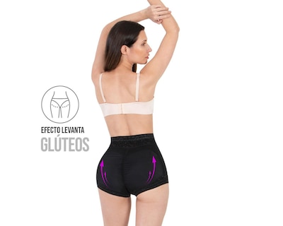 Foto 4 | Faja tipo Bóxer Shape & Care Mediana Compresión con Encaje para Mujer