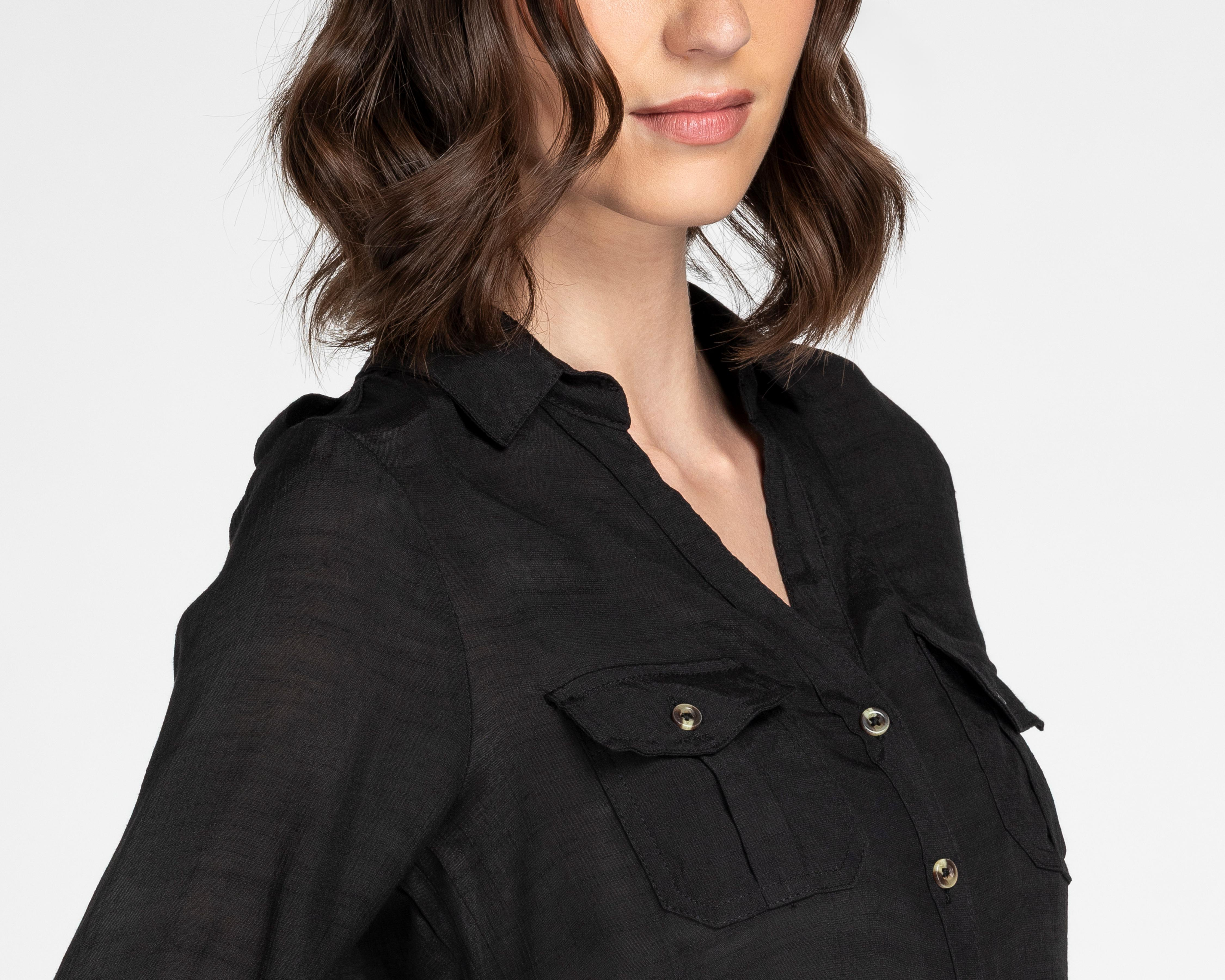 Foto 4 | Blusa Refill Cuello V para Mujer