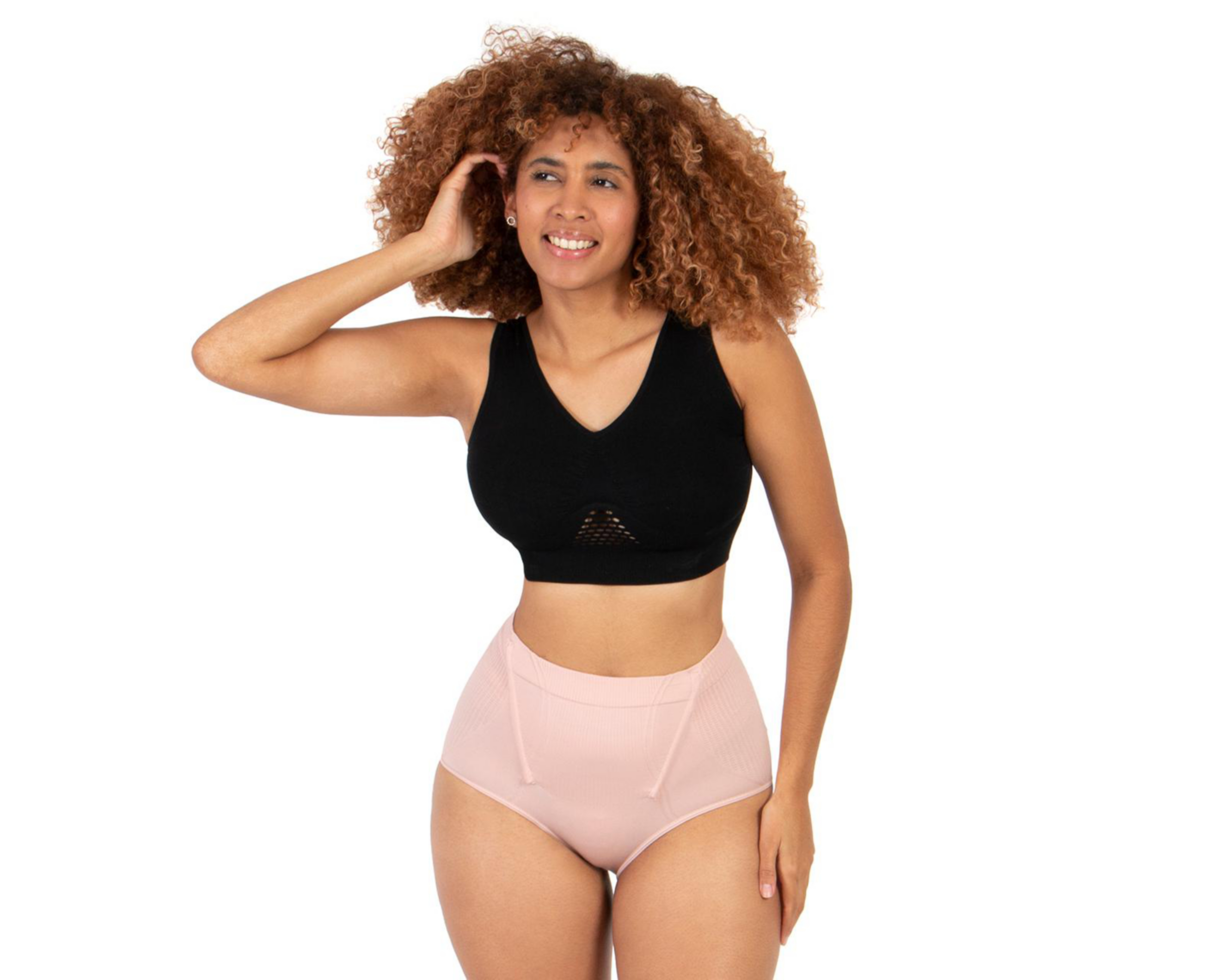 Foto 1 | Pantaleta Control Shape & Care Mediana Compresión Nude para Mujer