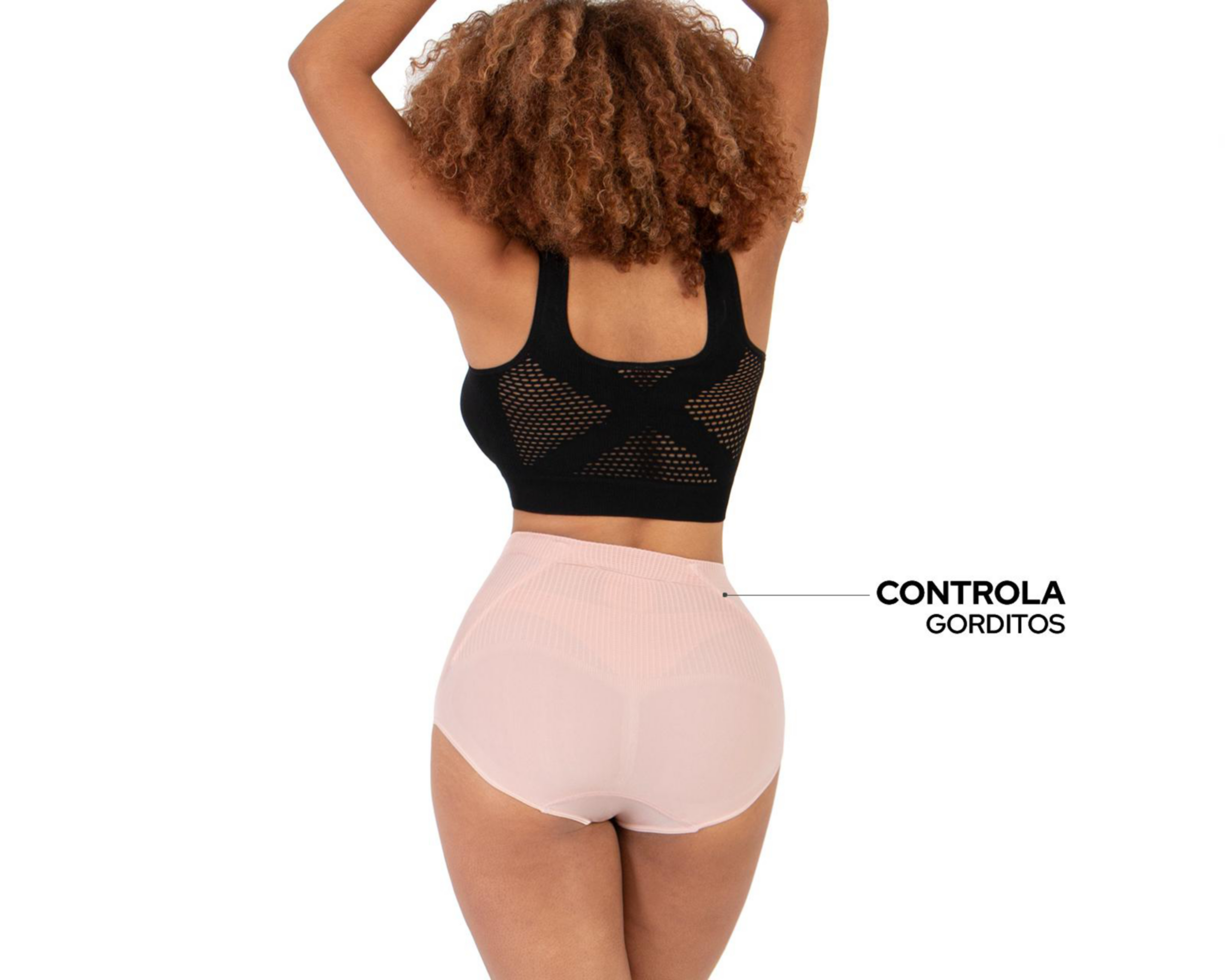 Foto 5 pulgar | Pantaleta Control Shape & Care Mediana Compresión Nude para Mujer