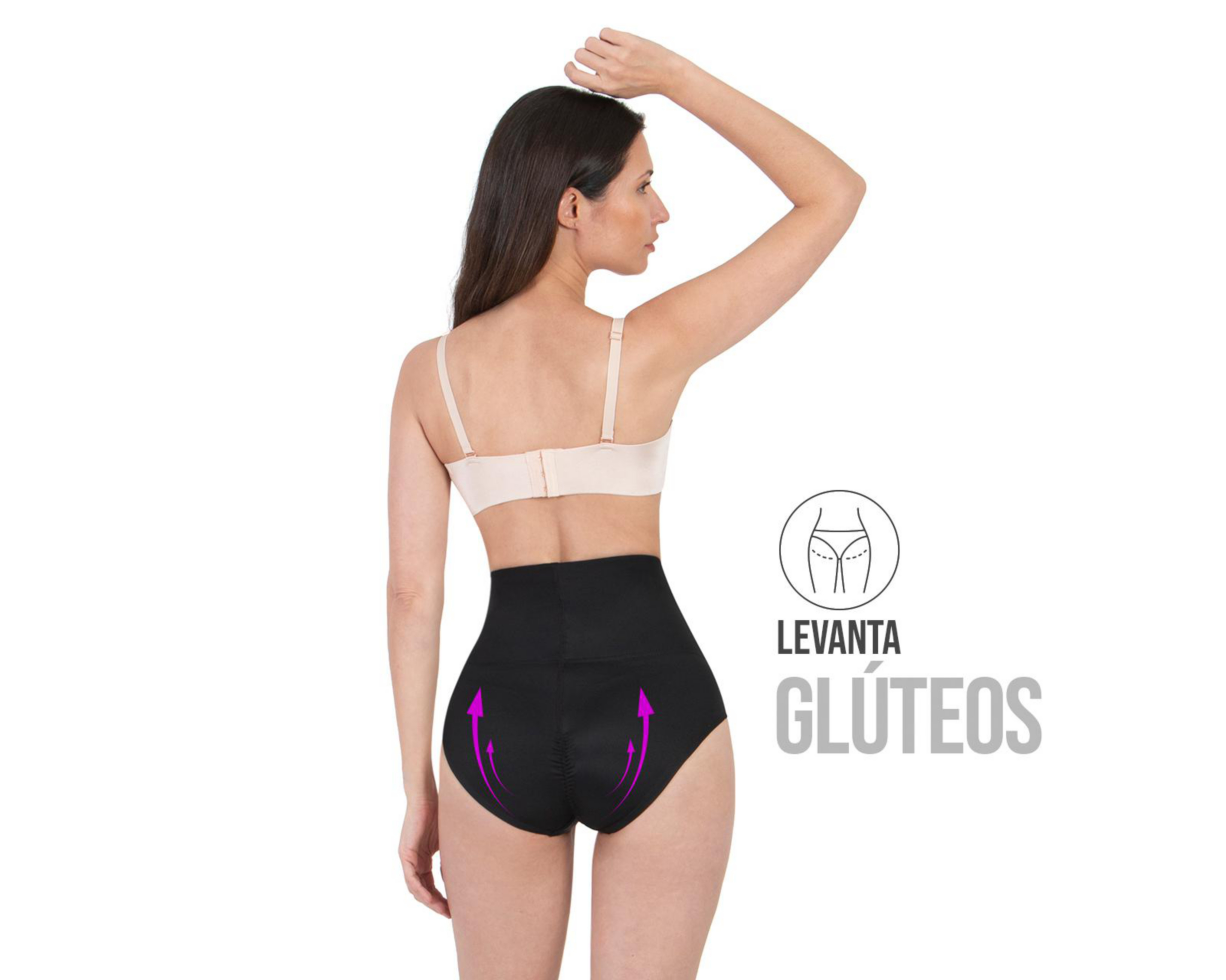 Foto 5 pulgar | Pantaleta Control Shape & Care Baja Compresión Alta Cintura para Mujer