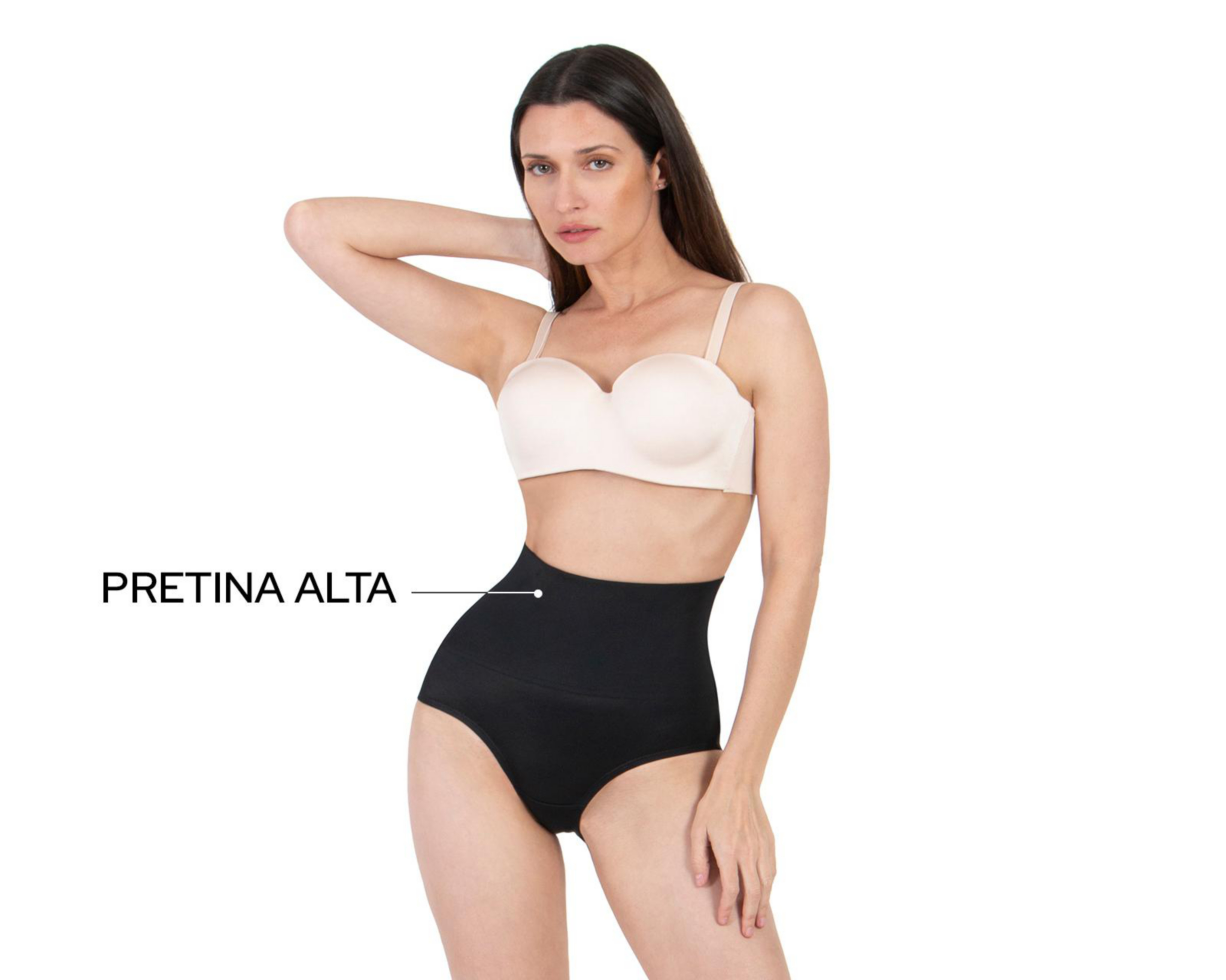 Foto 6 pulgar | Pantaleta Control Shape & Care Baja Compresión Alta Cintura para Mujer