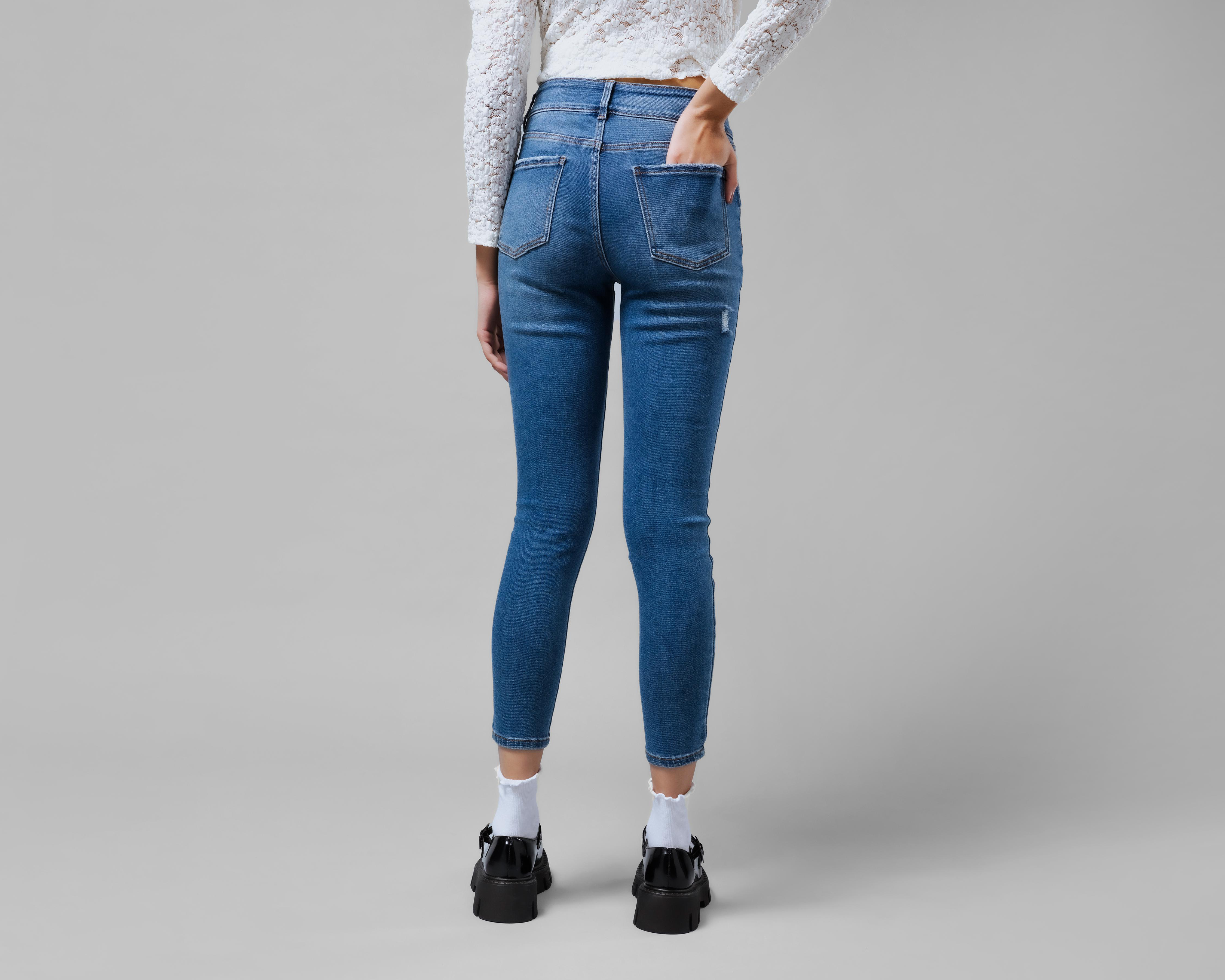 Foto 4 pulgar | Jeans Skinny Forever 21 para Mujer