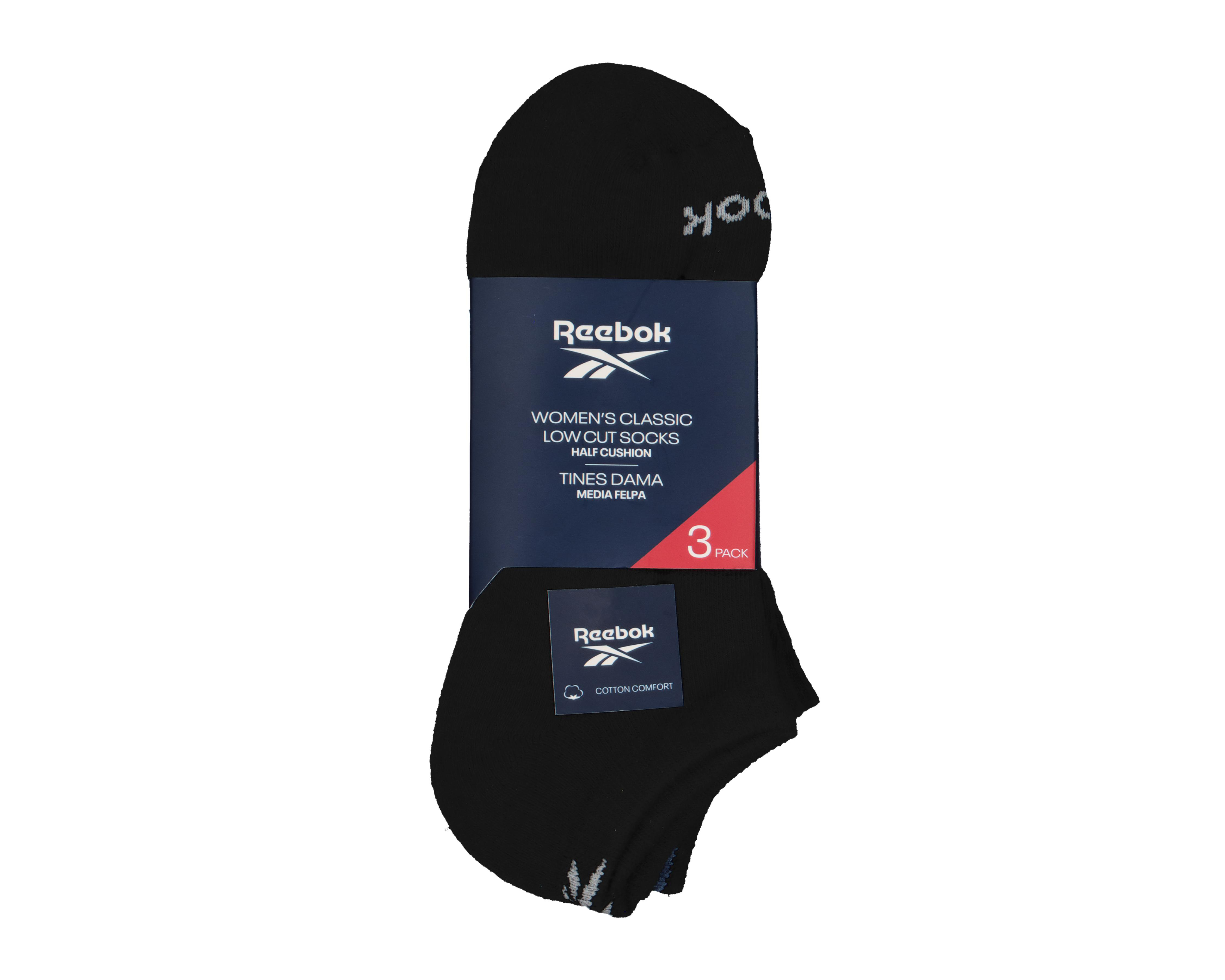 Foto 4 pulgar | Calcetas Deportivas Reebok para Mujer 3 Pack