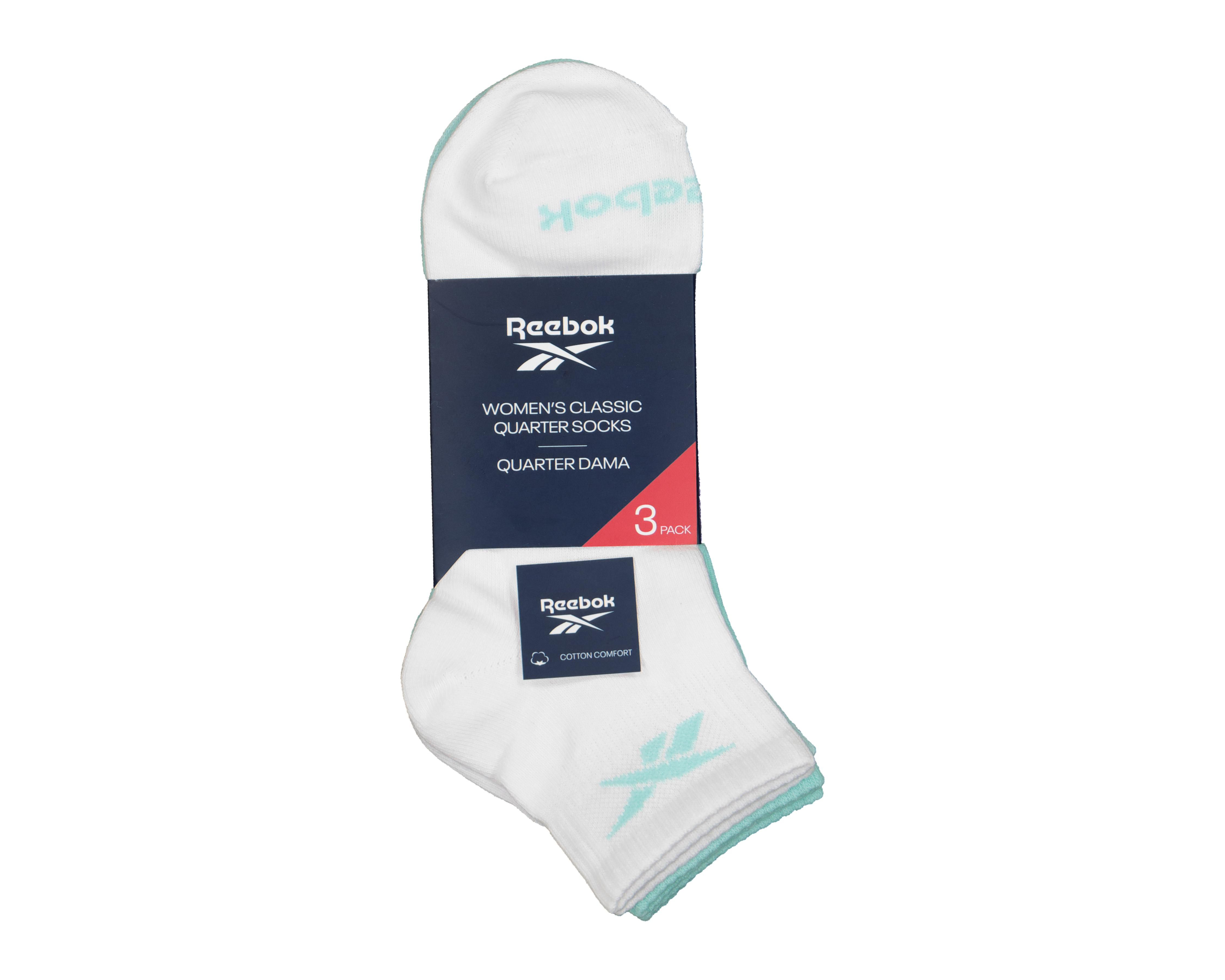 Foto 4 pulgar | Calcetas Deportivas Reebok para Mujer 3 Pares