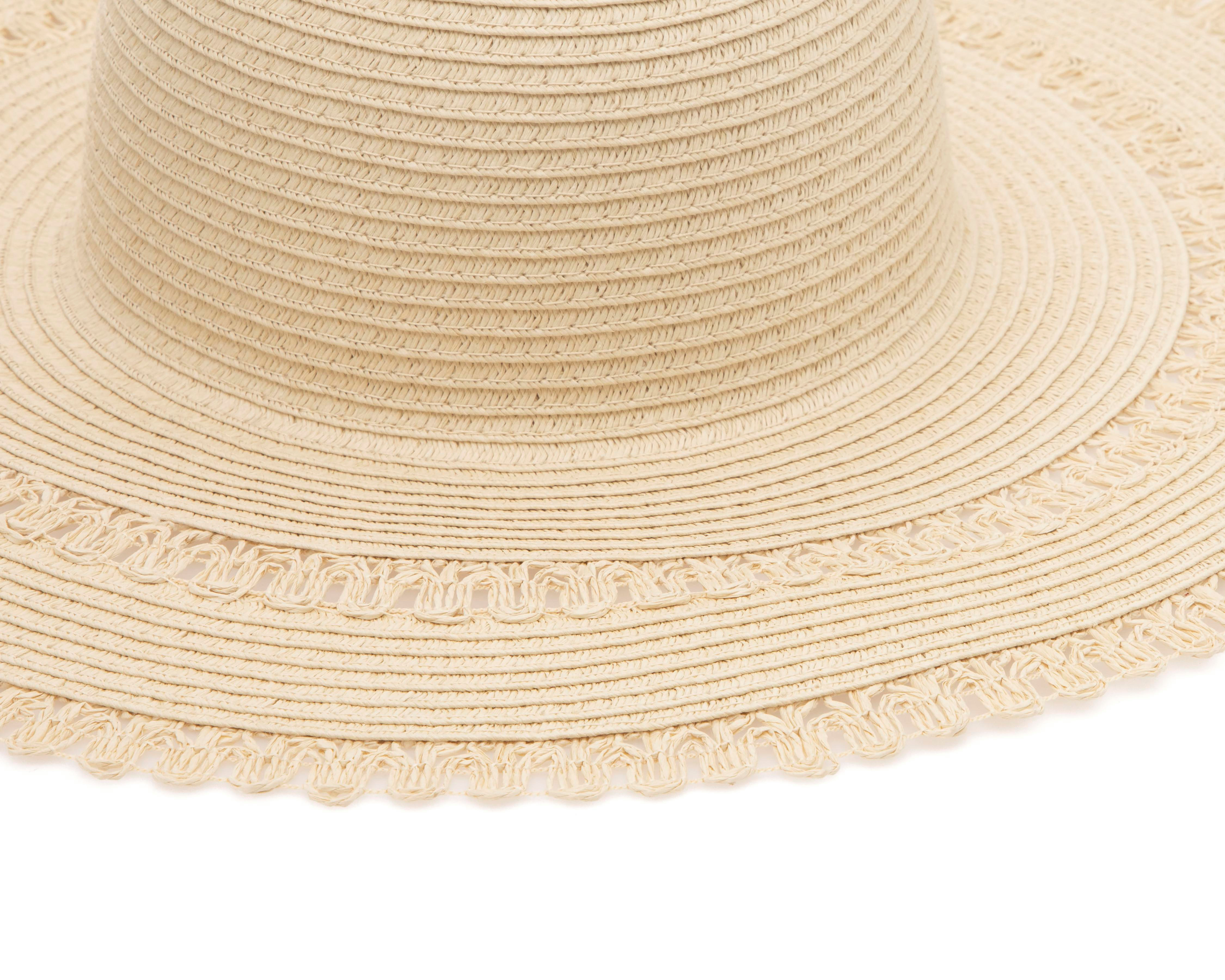 Foto 4 pulgar | Sombrero para Playa Lady Sun con Bordado