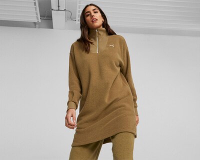 Foto 3 | Sudadera Puma HER Winterised Café con Cierre