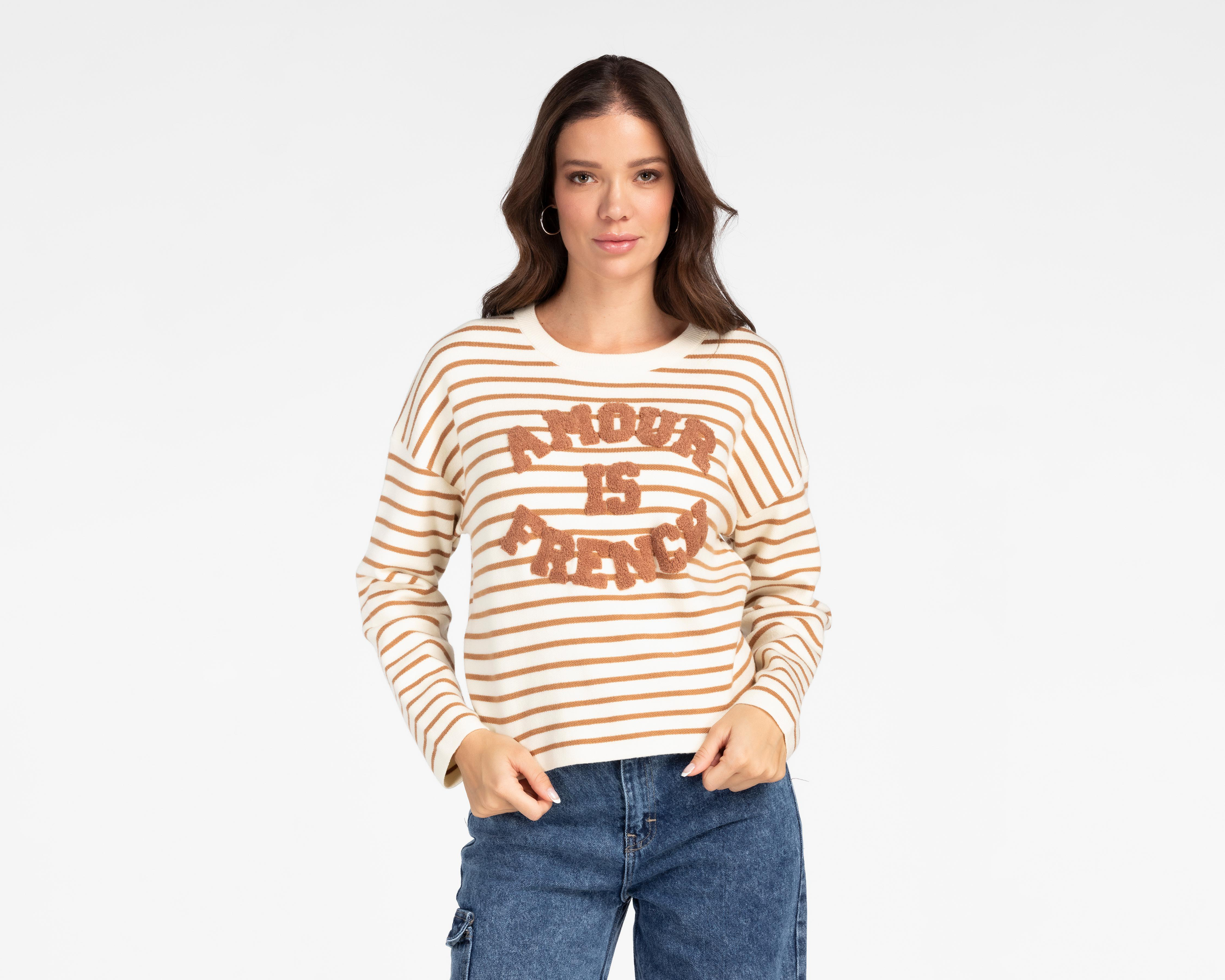 Foto 1 | Suéter a Rayas Forever 21 para Mujer