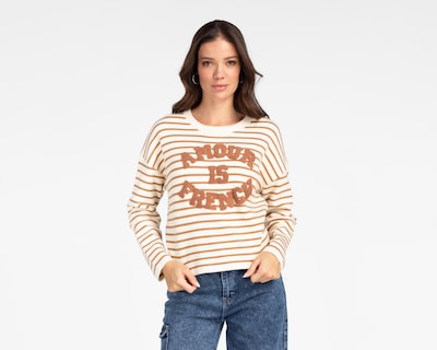 Foto 1 | Suéter a Rayas Forever 21 para Mujer