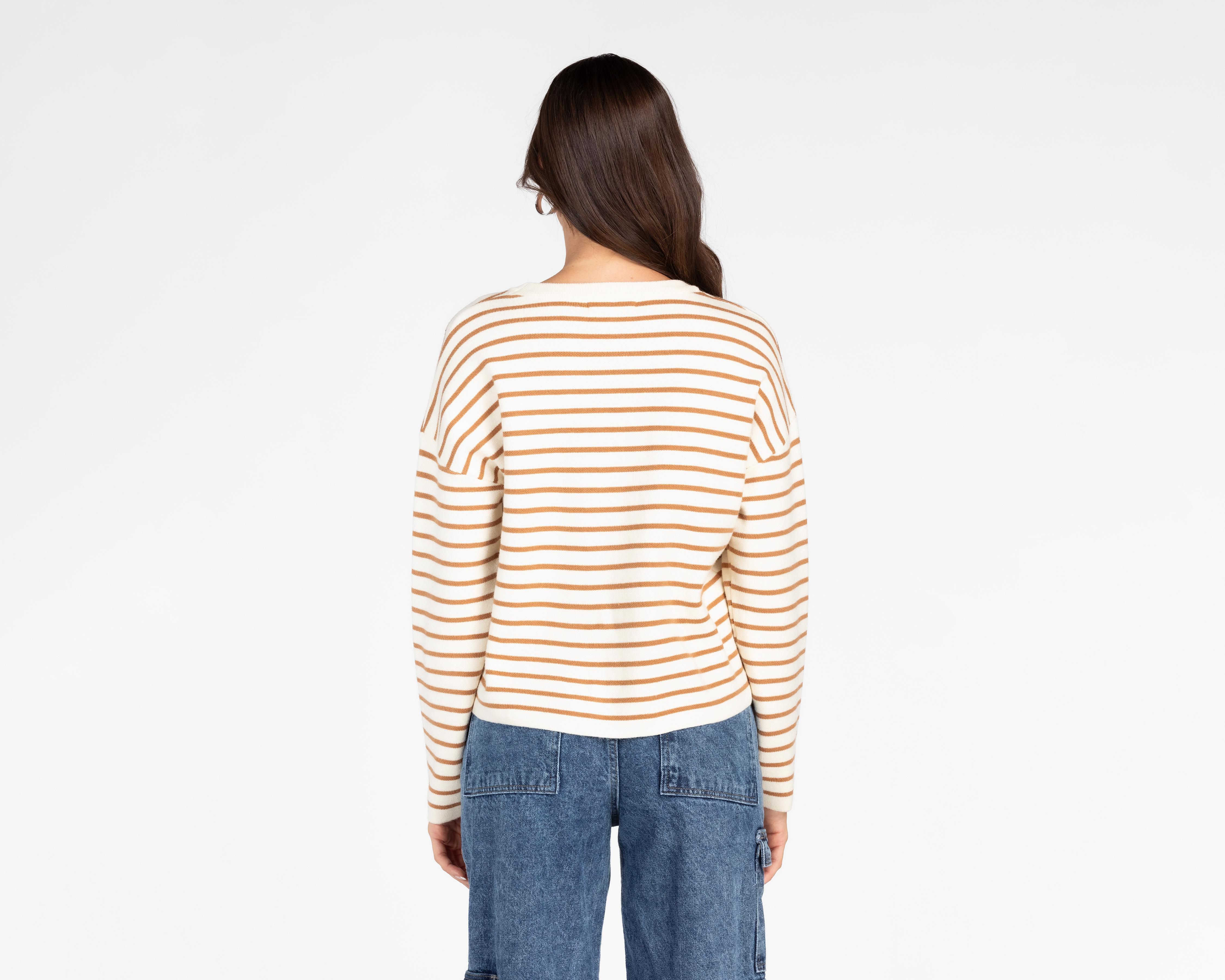 Foto 4 pulgar | Suéter a Rayas Forever 21 para Mujer