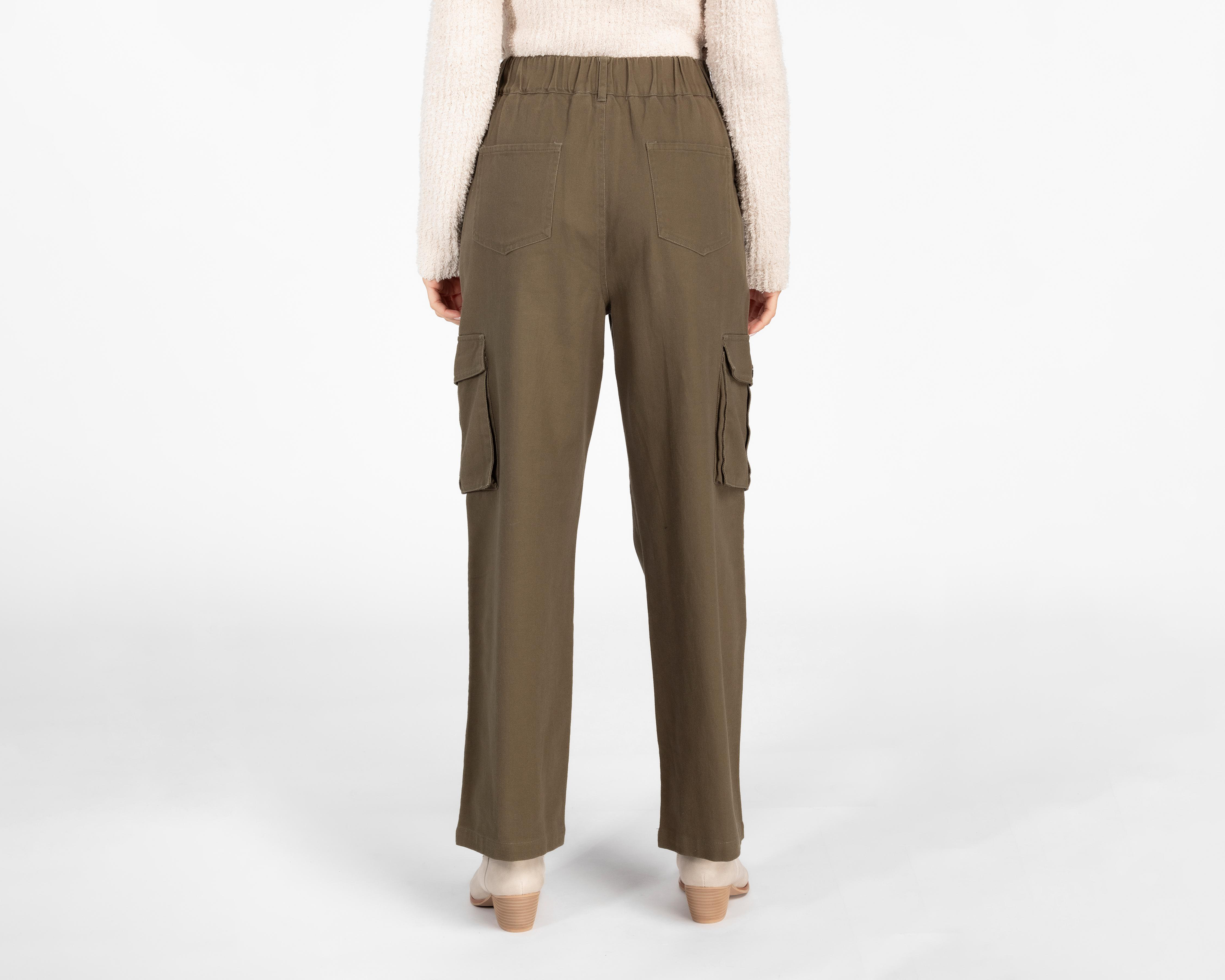 Foto 4 pulgar | Pantalón Cargo Forever 21 para Mujer