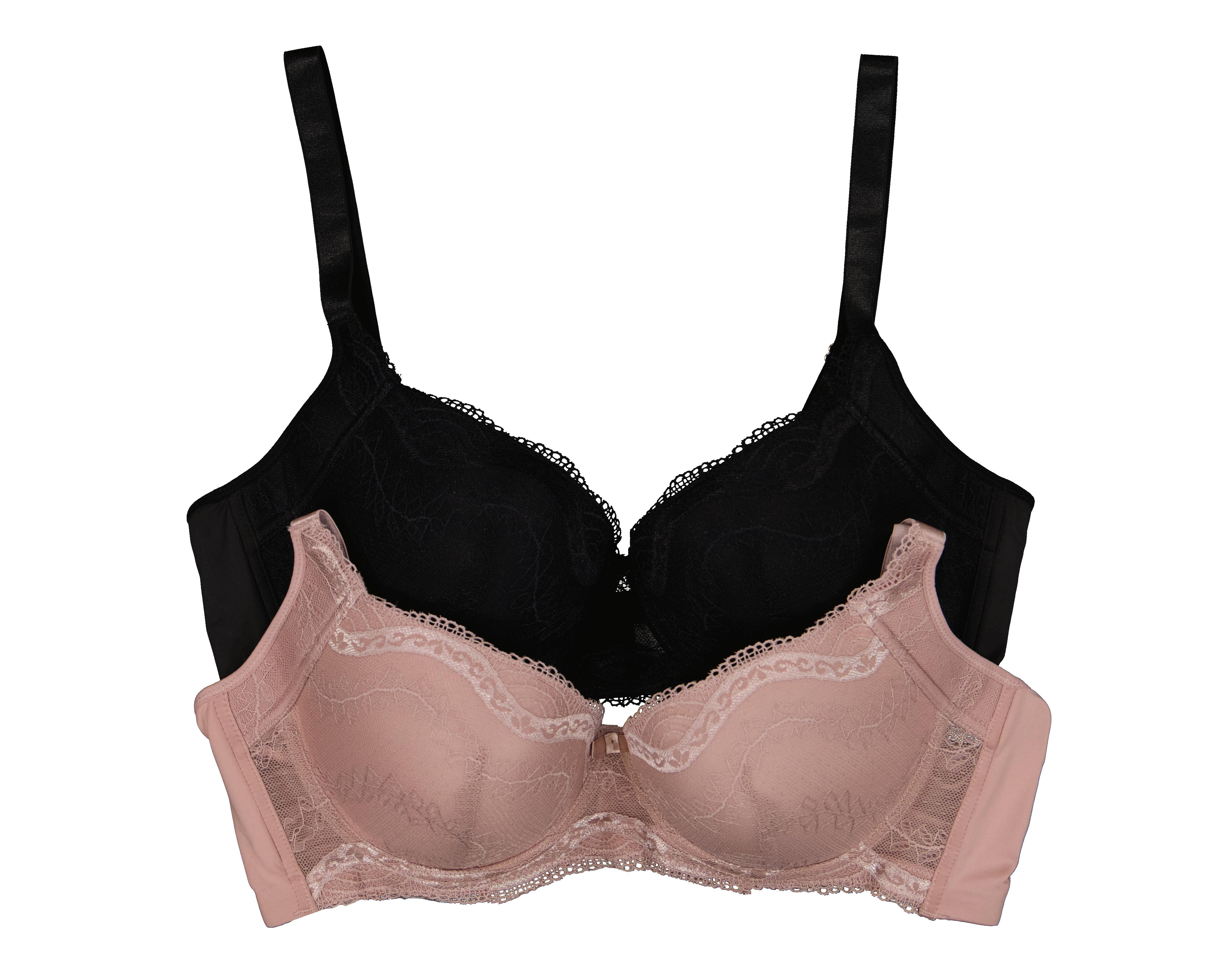 Foto 1 | Brasier con Encaje Carnival Copa Completa 2 Pack