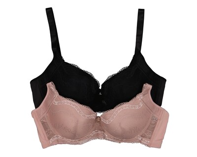 Foto 1 | Brasier con Encaje Carnival Copa Completa 2 Pack