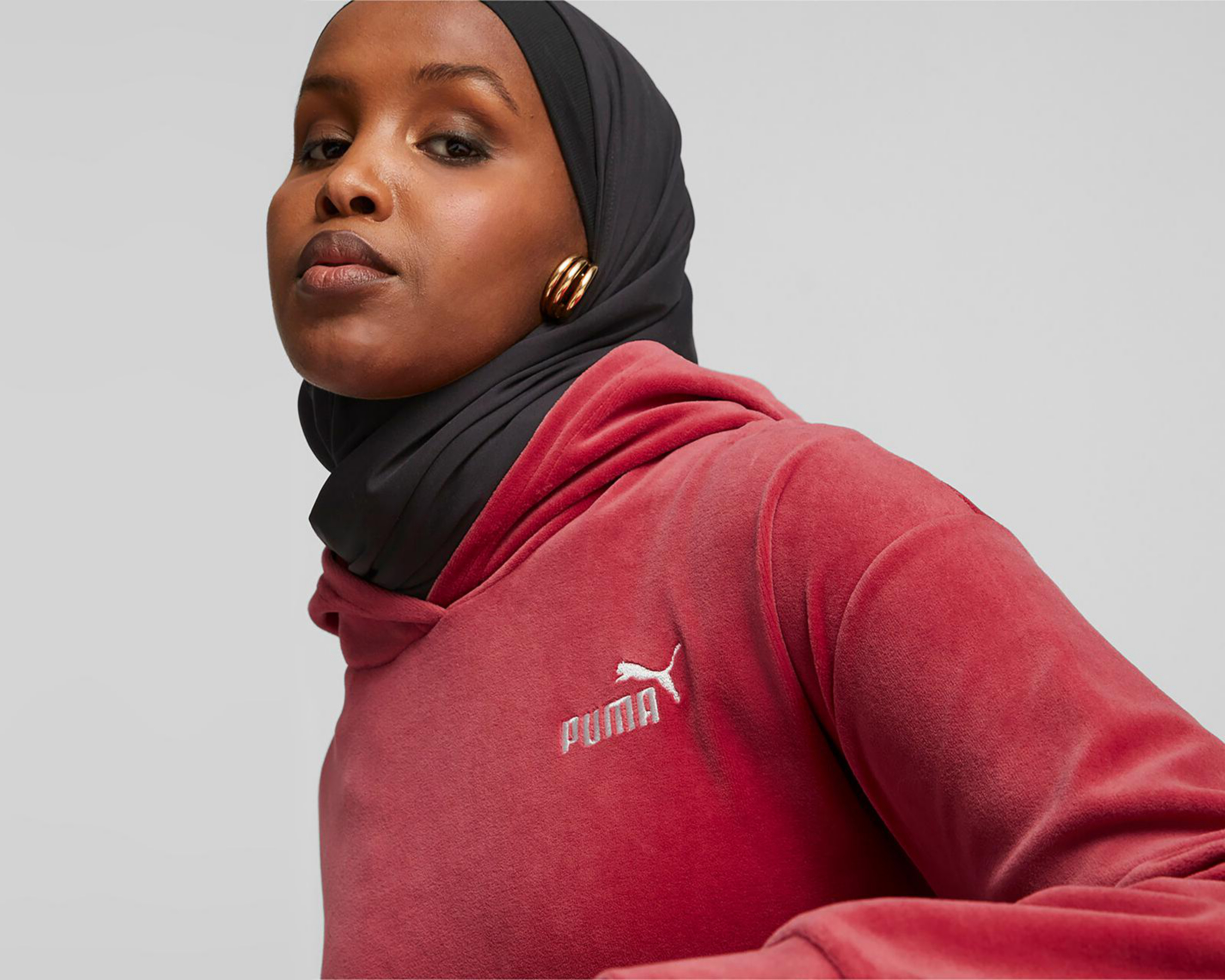 Foto 4 pulgar | Sudadera de Entrenamiento Puma con Capucha para Mujer