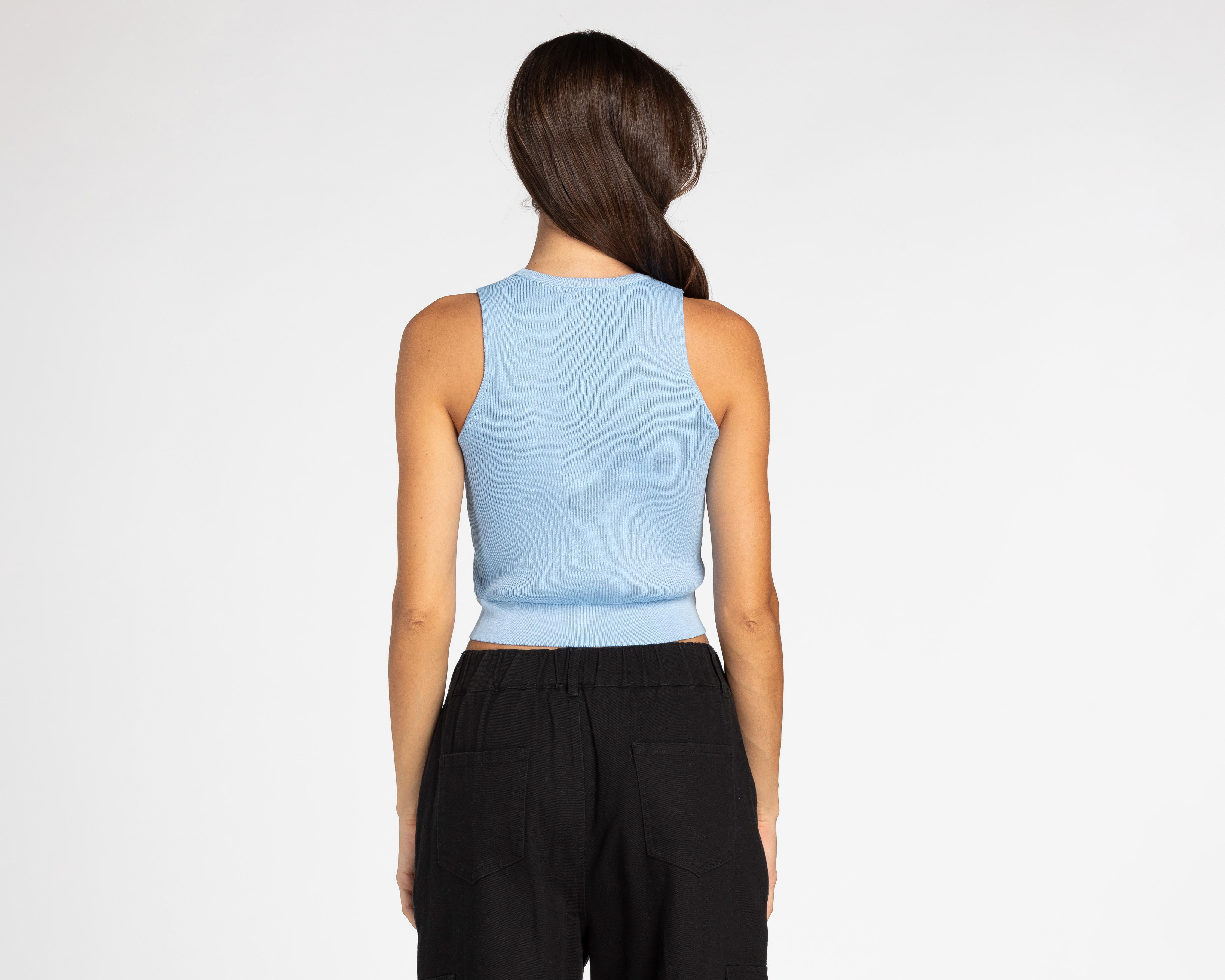 Foto 4 pulgar | Playera Forever 21 sin Mangas para Mujer