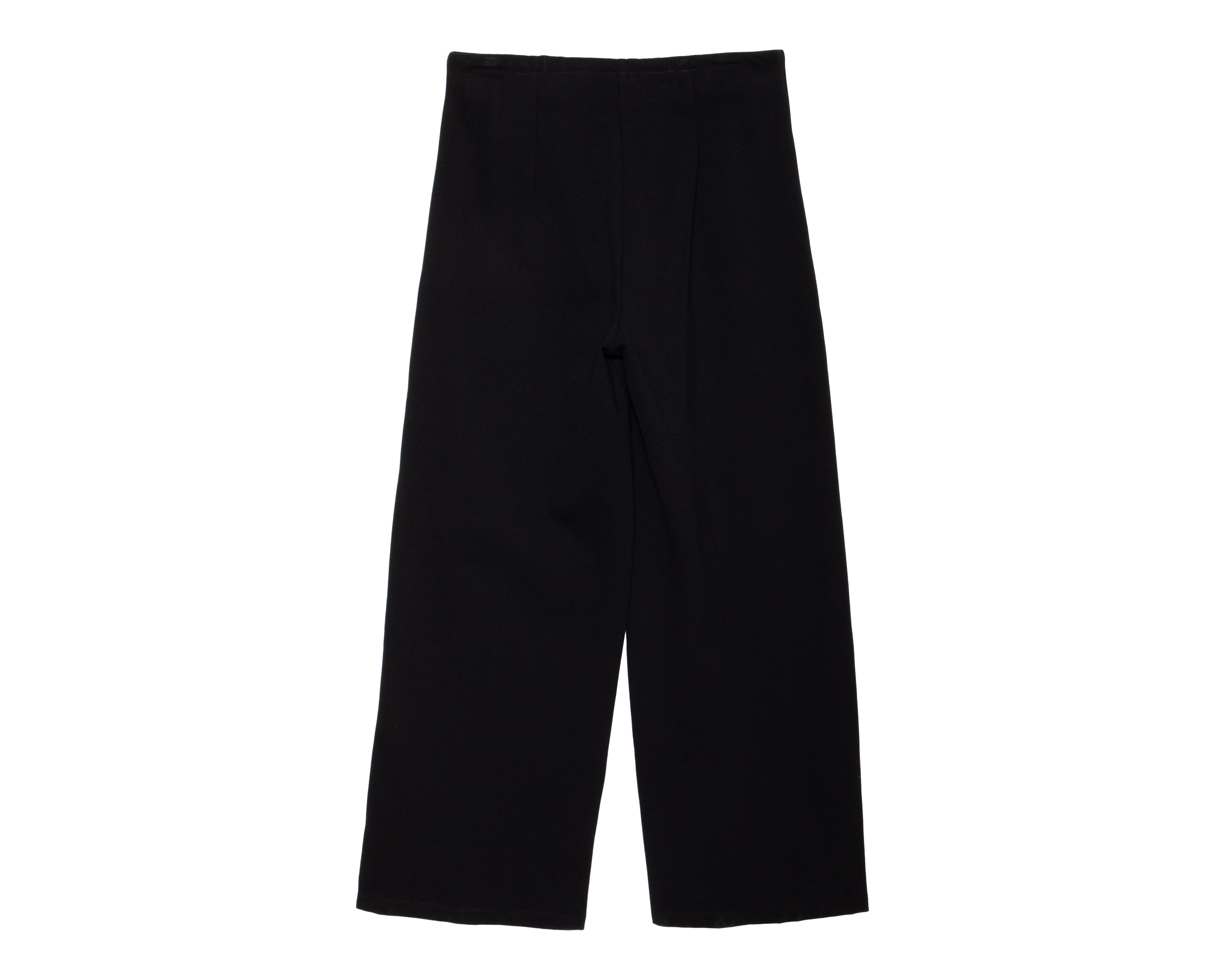 Foto 2 | Pantalón Ancho Sahara Negro para Mujer