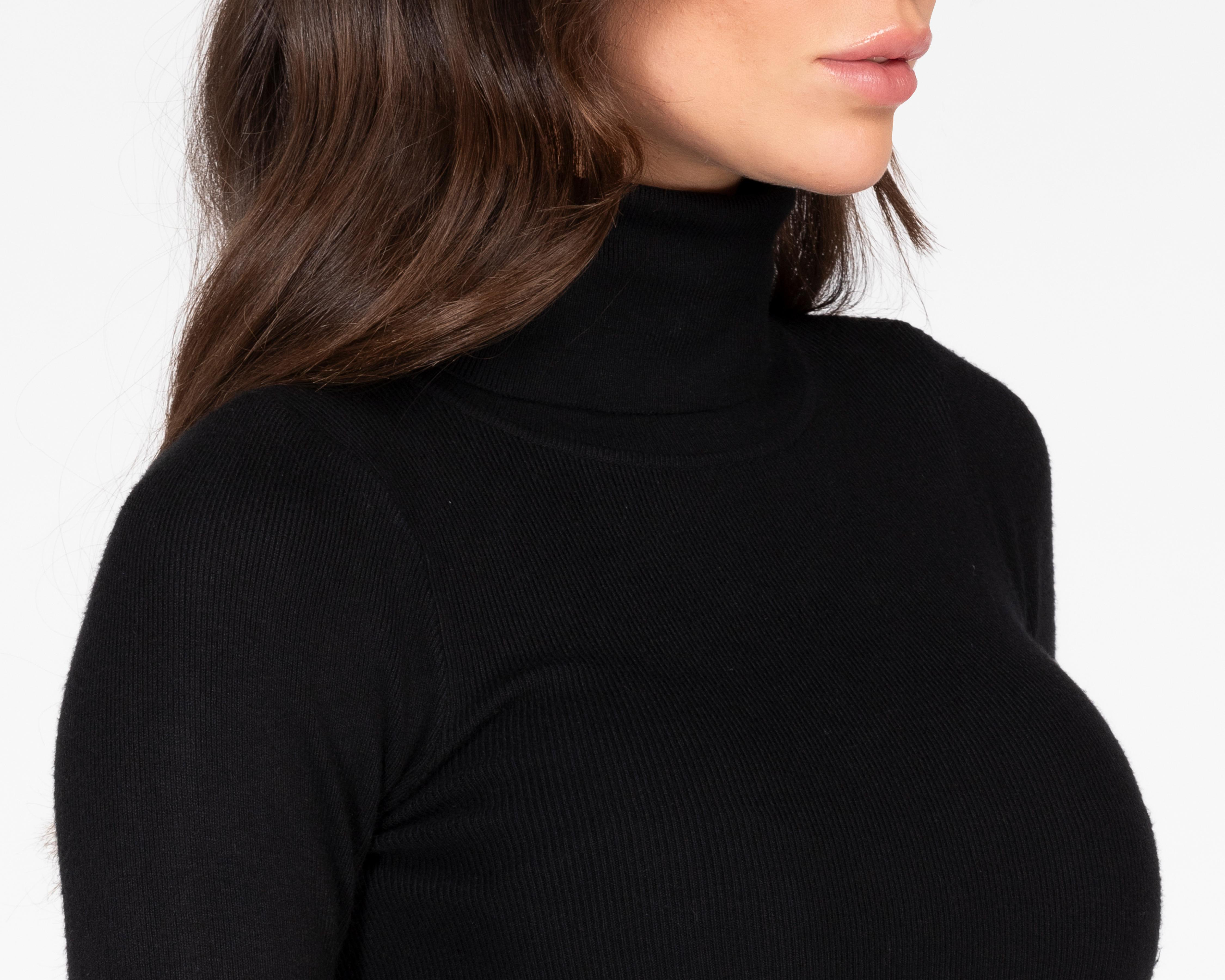 Foto 5 pulgar | Suéter Cuello Alto Forever 21 para Mujer