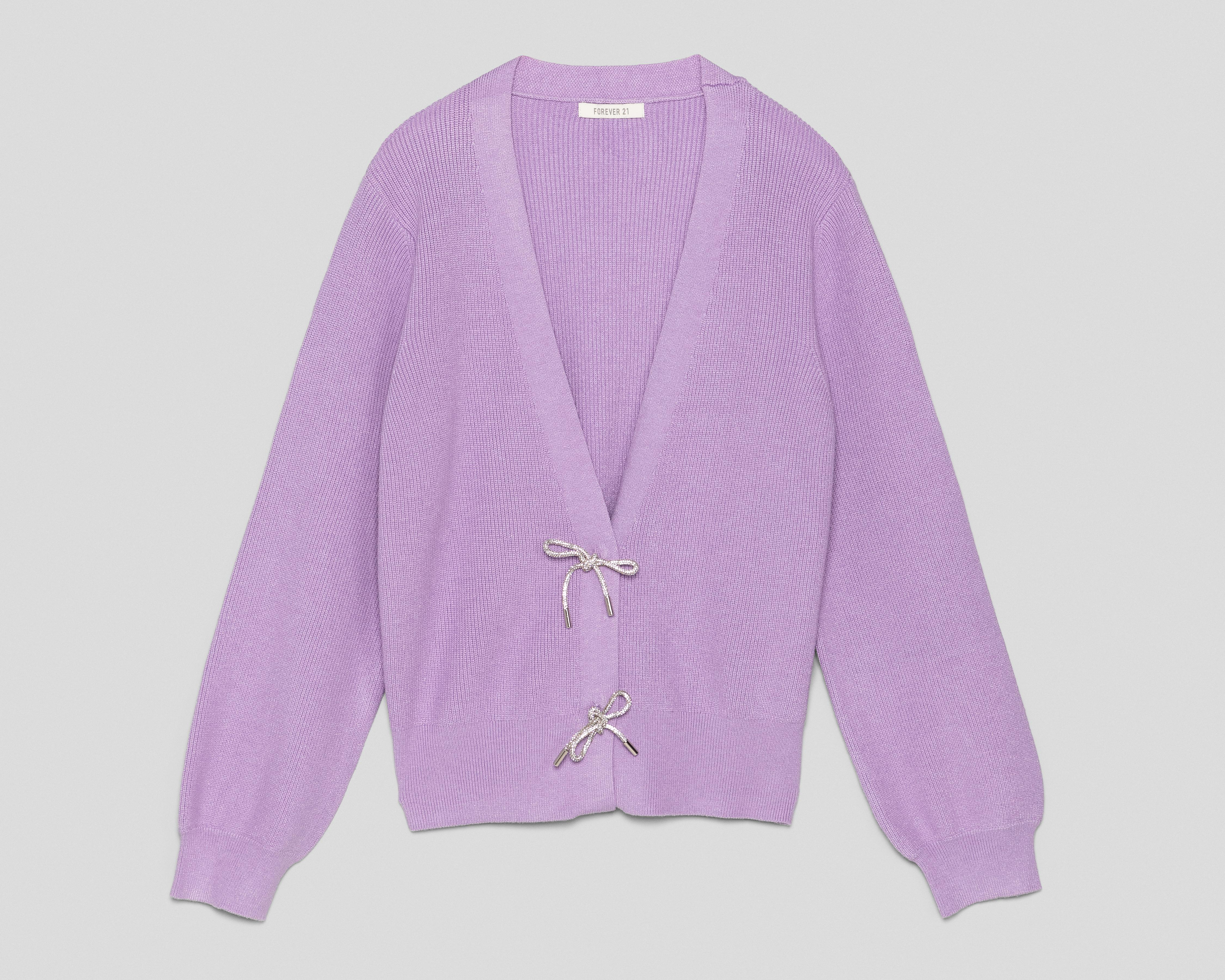 Suéter Morado Forever 21 para Mujer