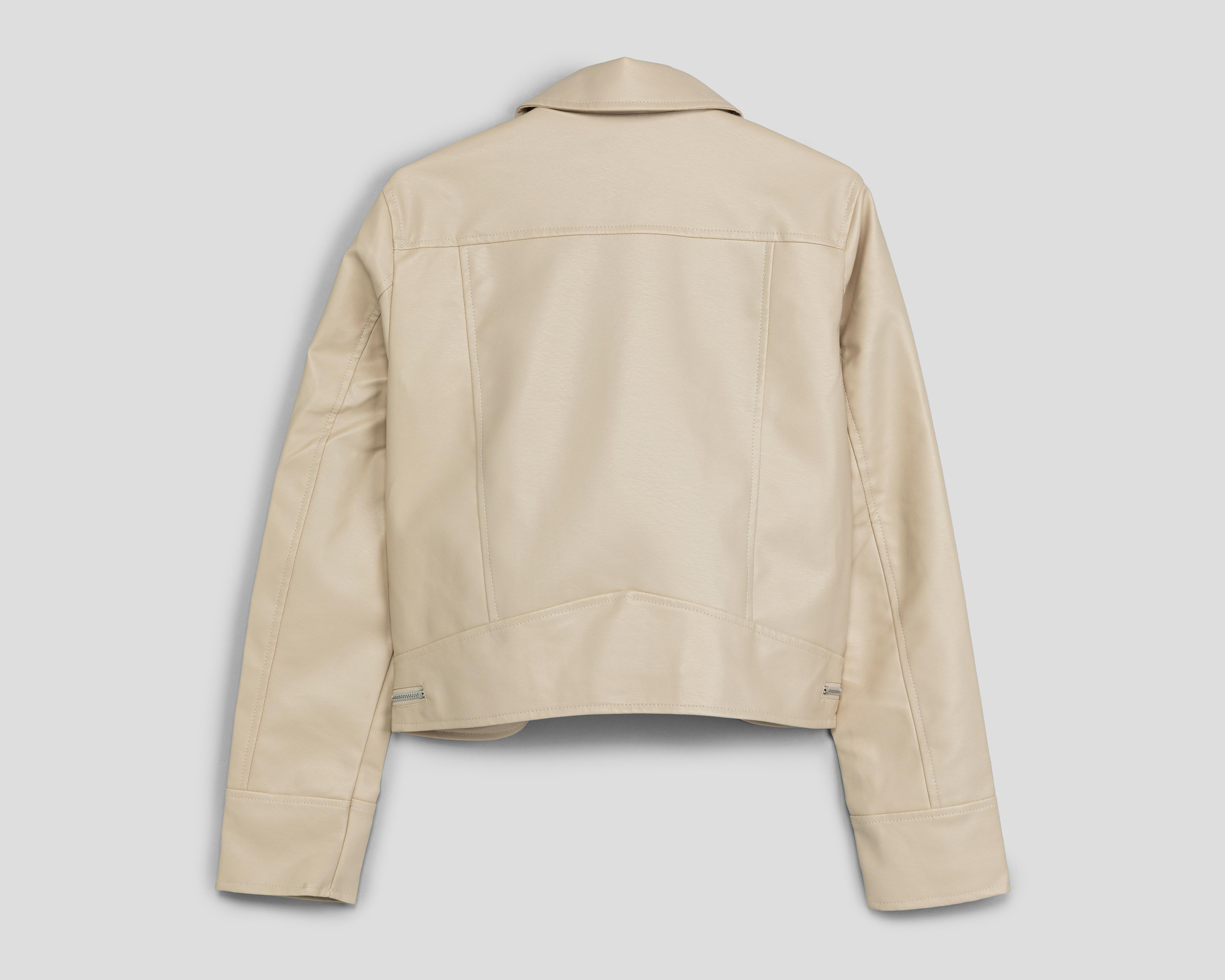 Foto 2 | Chamarra Beige Forever 21 de Mujer