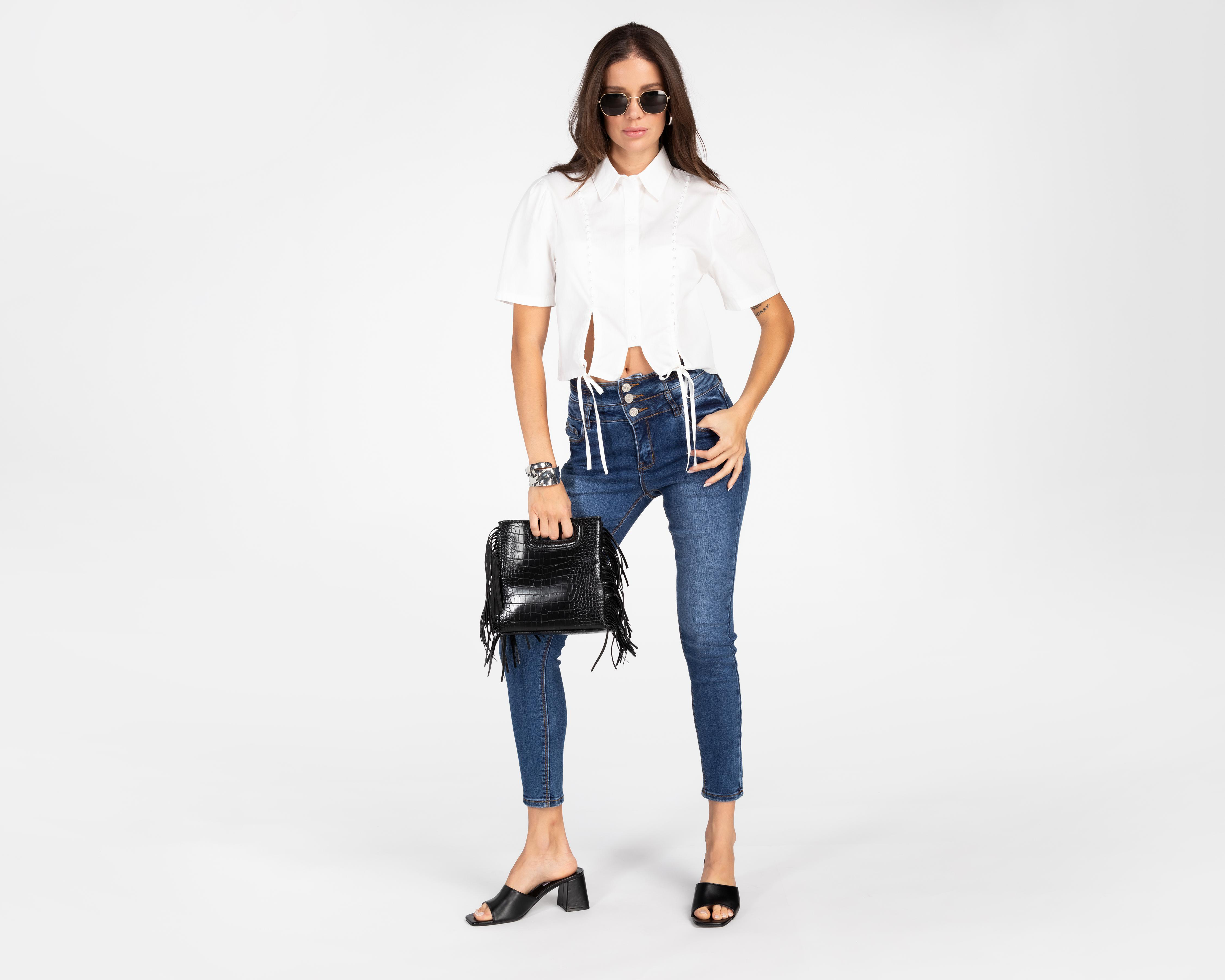 Foto 3 pulgar | Jeans Skinny Forever 21 para Mujer