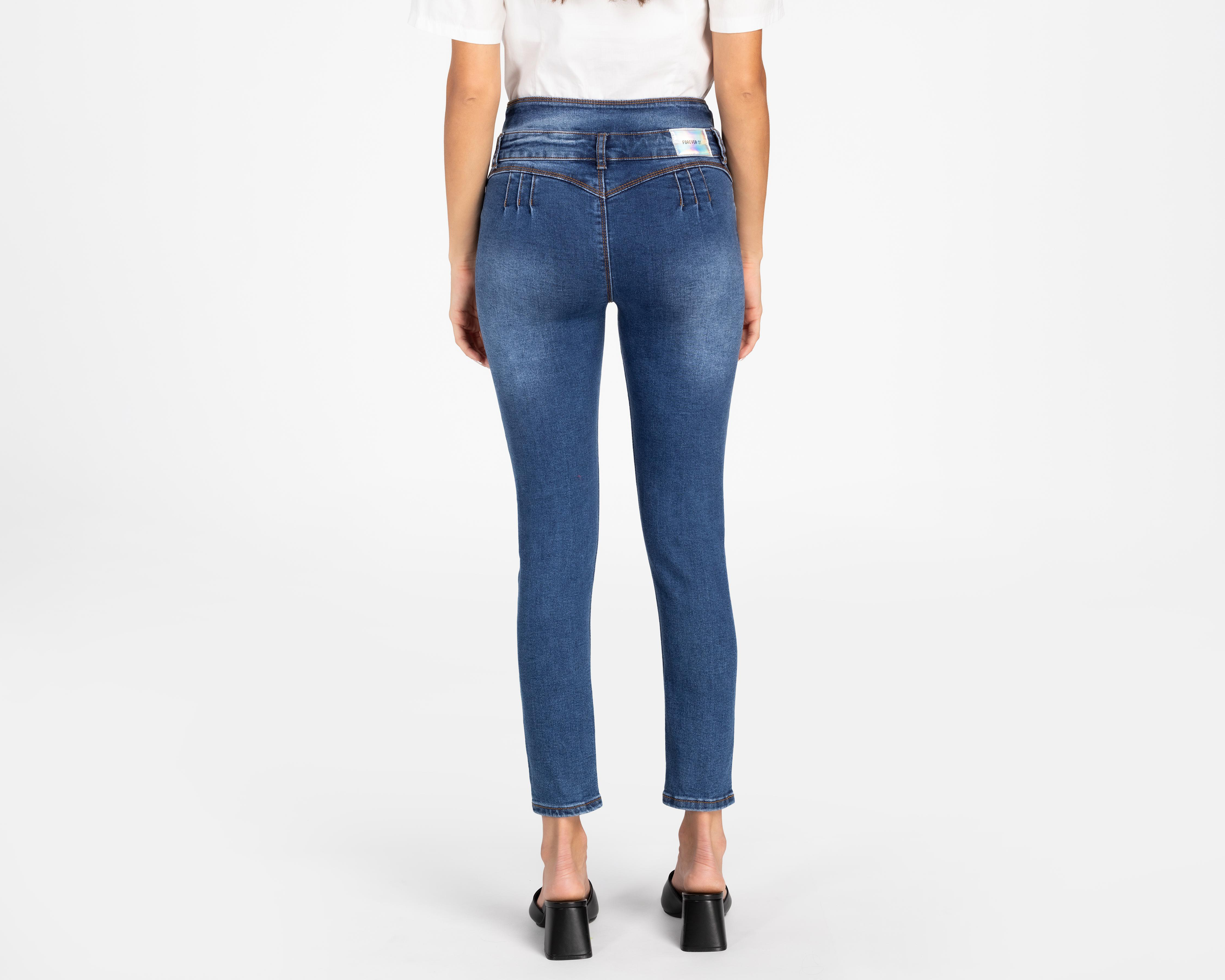 Foto 4 pulgar | Jeans Skinny Forever 21 para Mujer