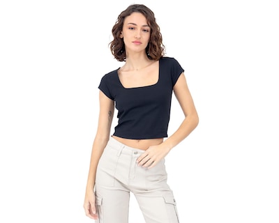 Foto 1 | Playera Forever 21 Manga Corta para Mujer