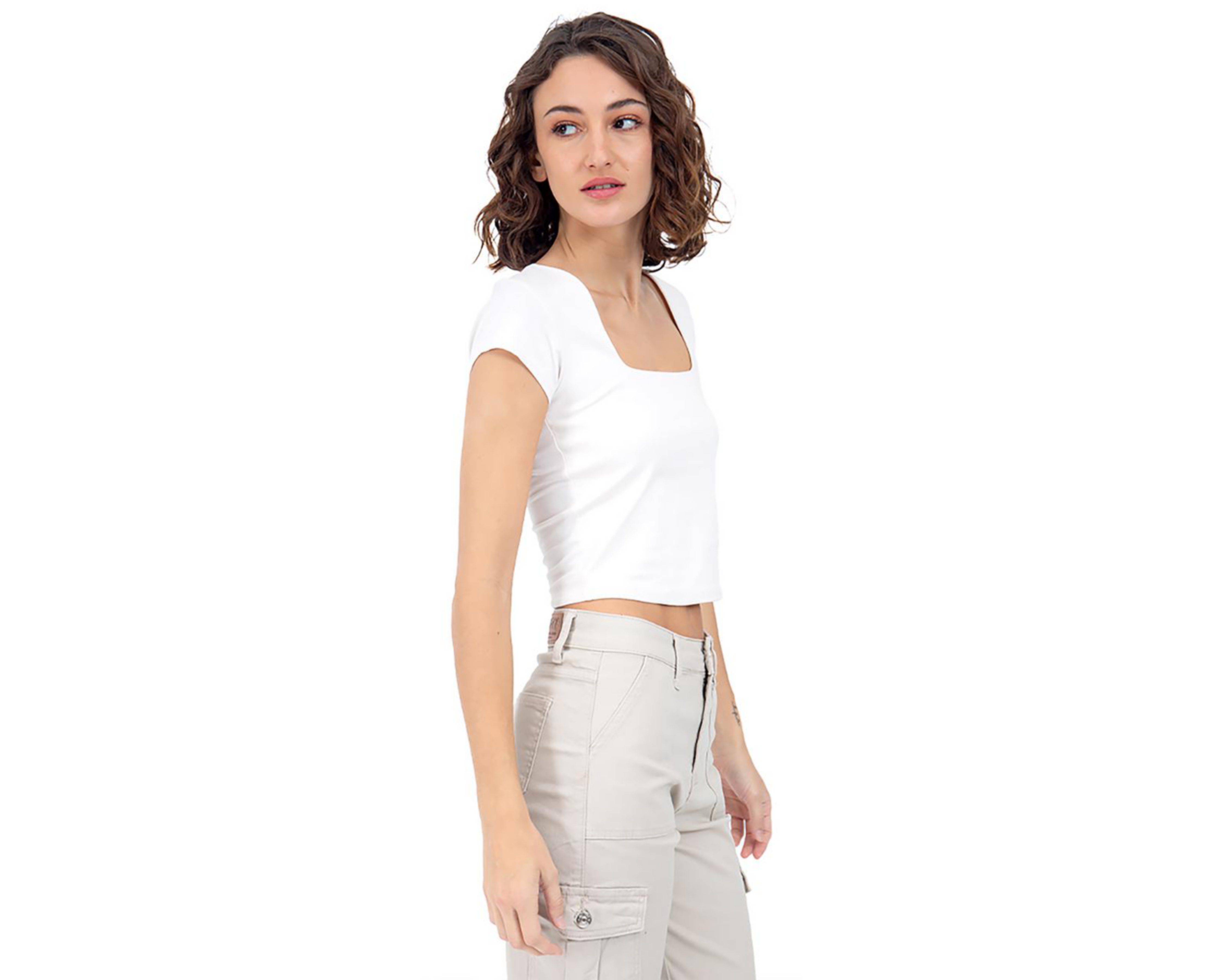 Foto 2 | Playera Forever 21 Manga Corta para Mujer