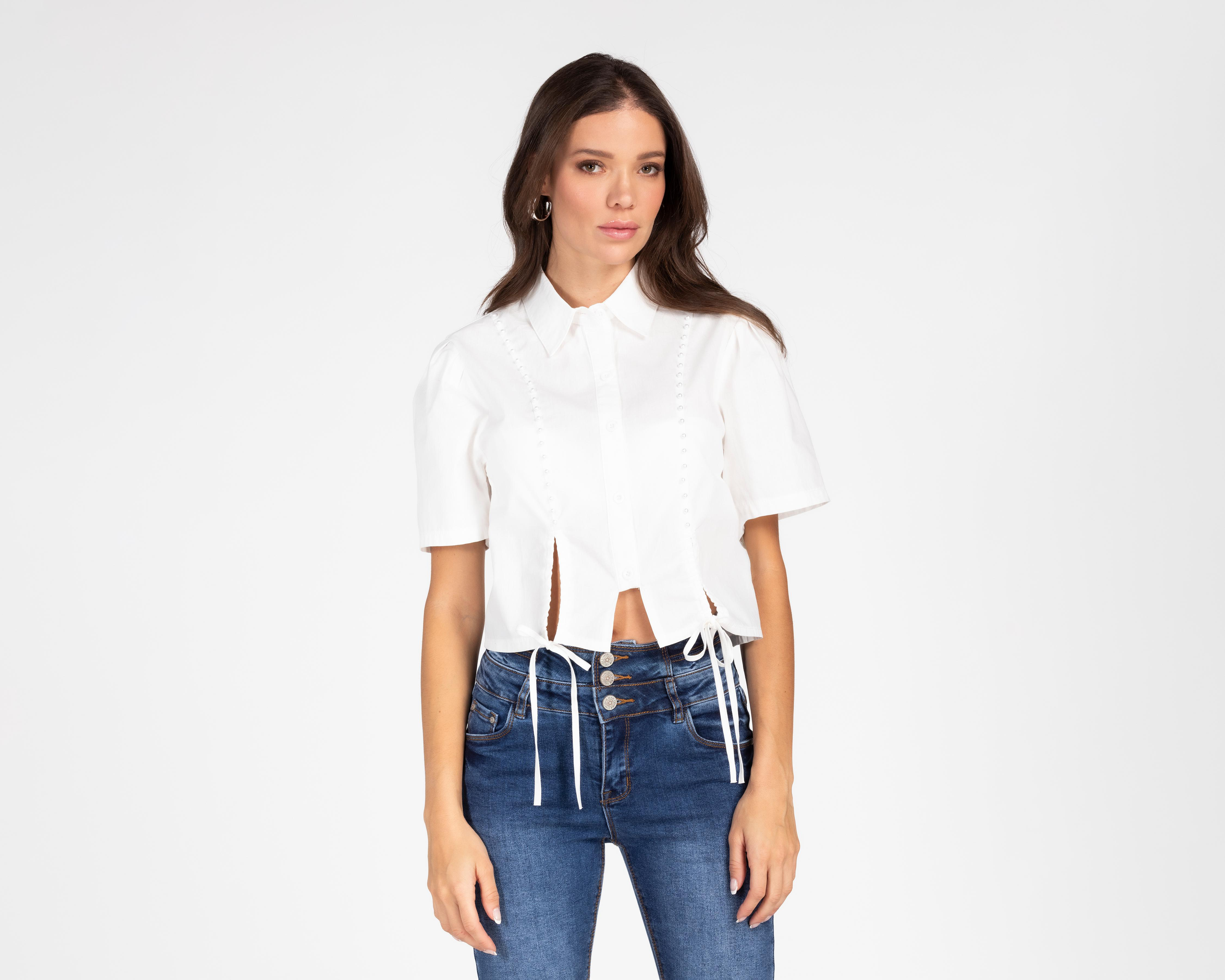 Blusa Forever 21 Manga Corta para Mujer