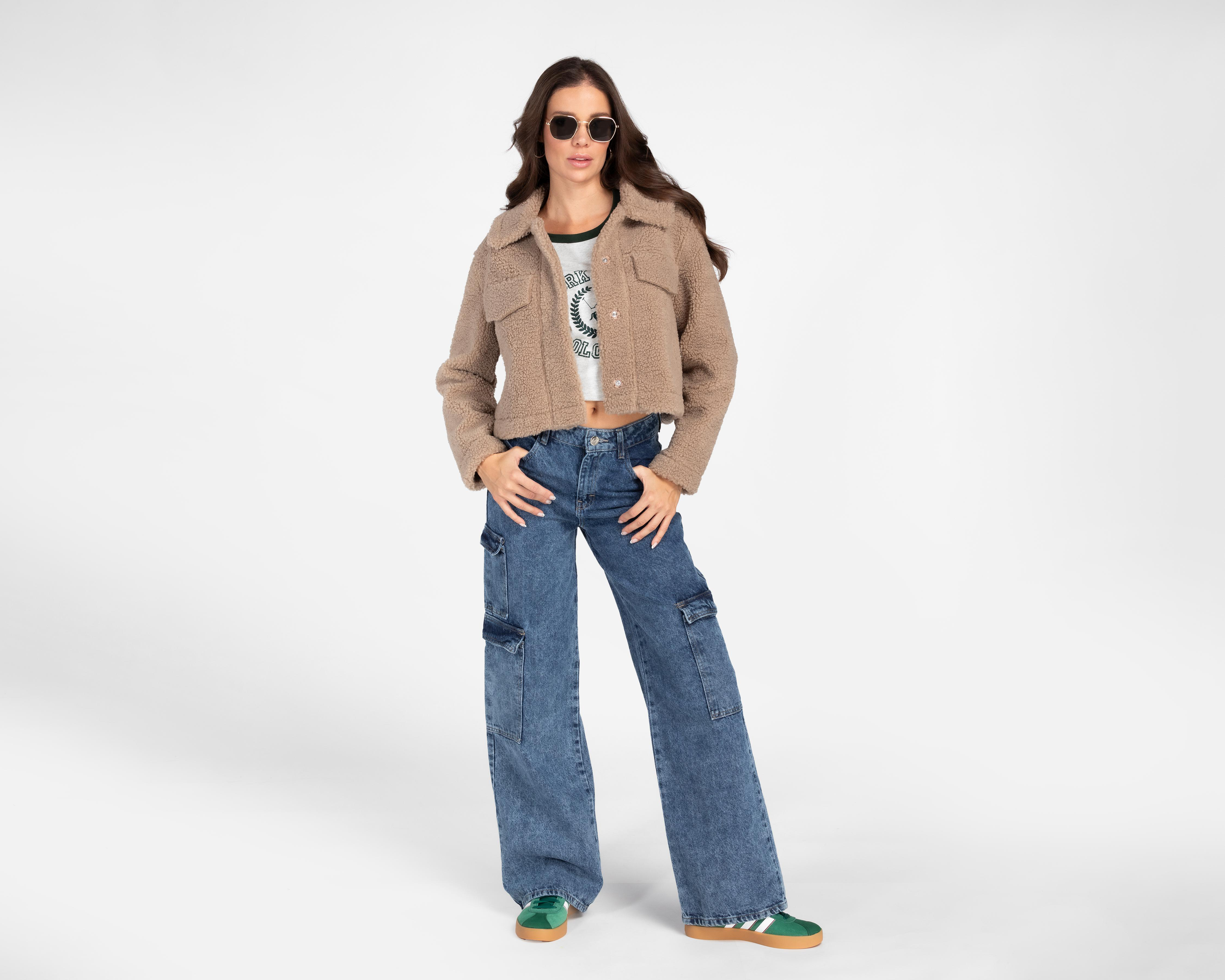 Foto 2 | Chamarra Café Forever 21 para Mujer