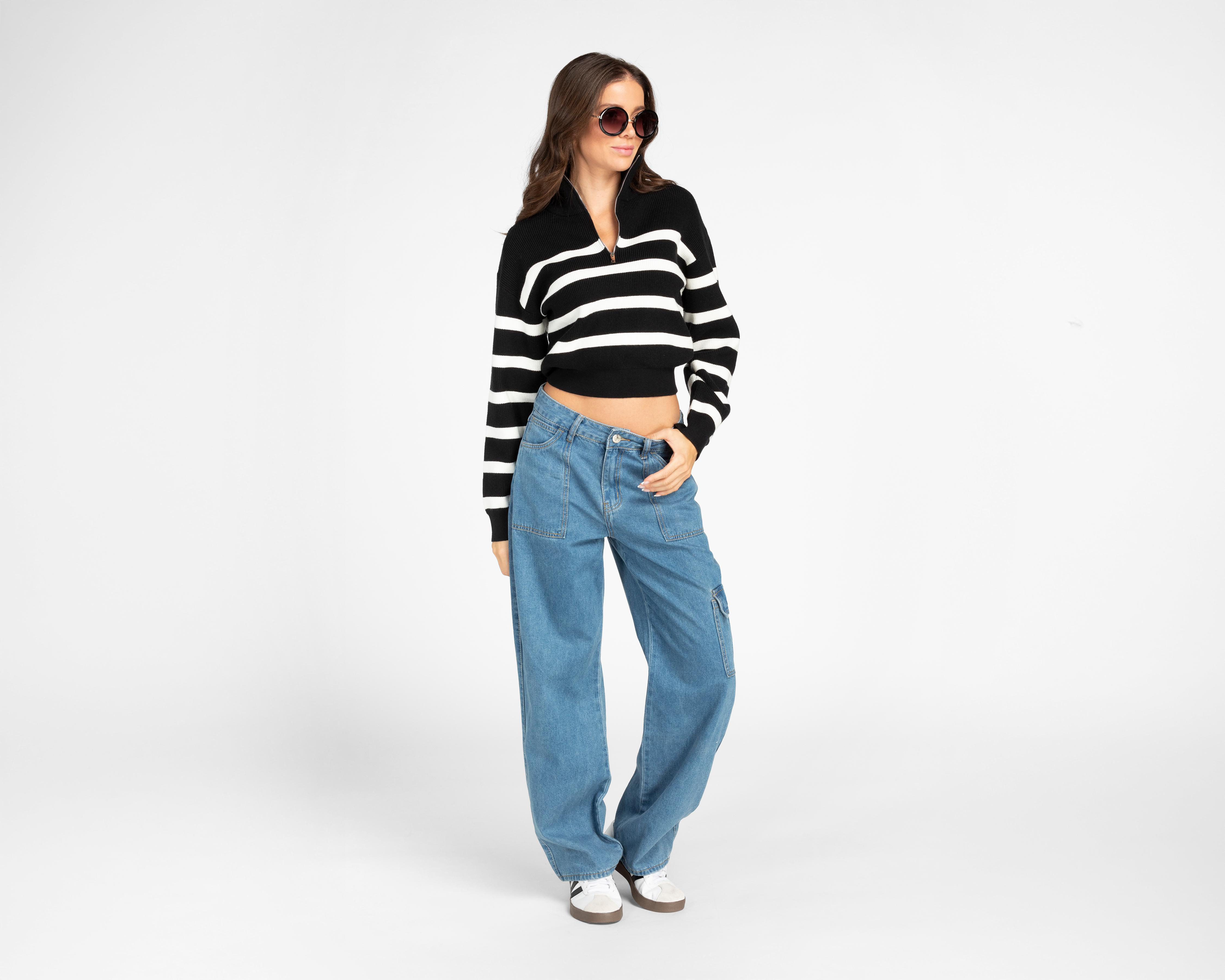 Foto 3 pulgar | Suéter con Cierre Forever 21 para Mujer